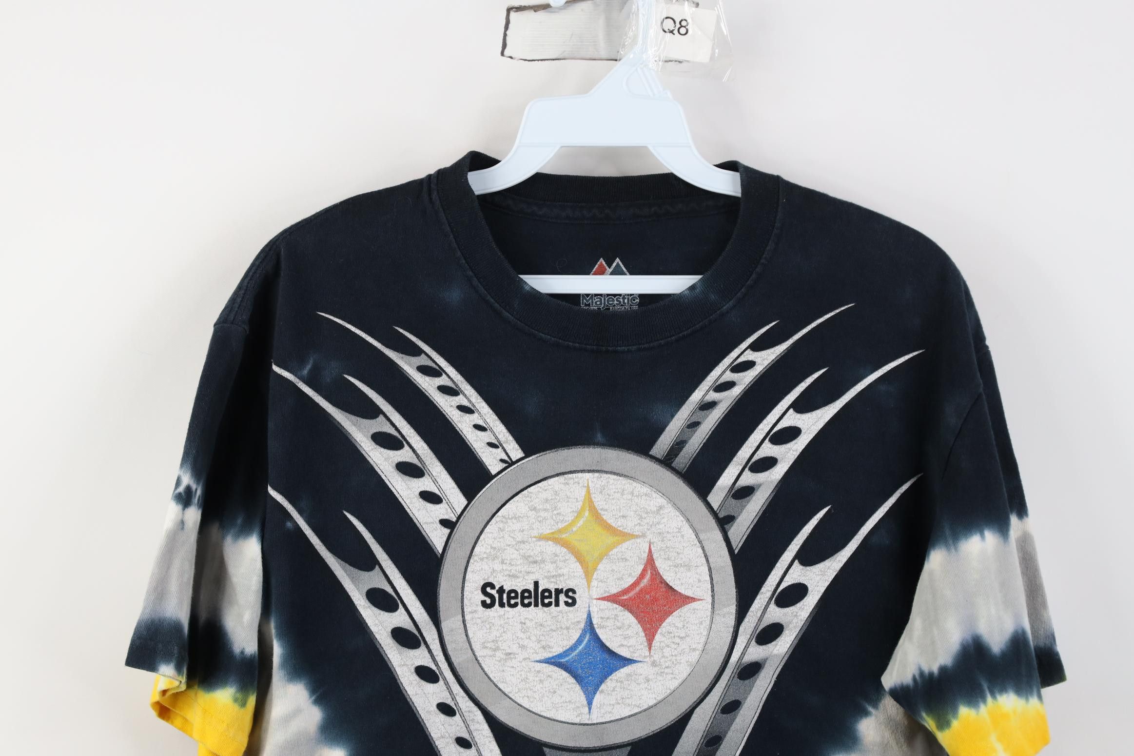 Majestic Vintage Y2K Majestic Pittsburgh Steelers Football T-Shirt Size US M / EU 48-50 / 2 - 2 Thumbnail