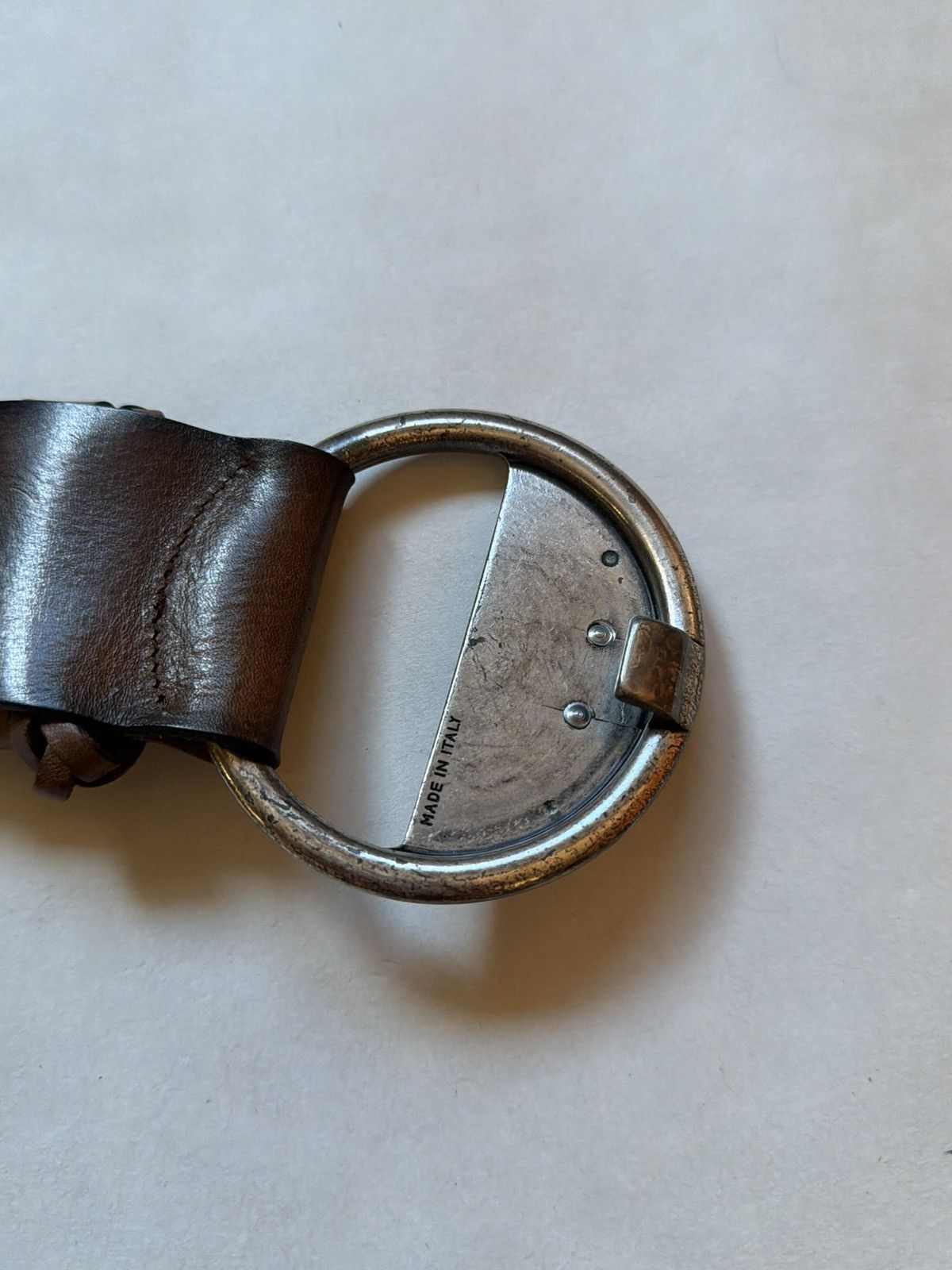 Diesel Diesel Western Cowboy Style Vintage Buckle Belt Leather Size ONE SIZE - 7 Thumbnail