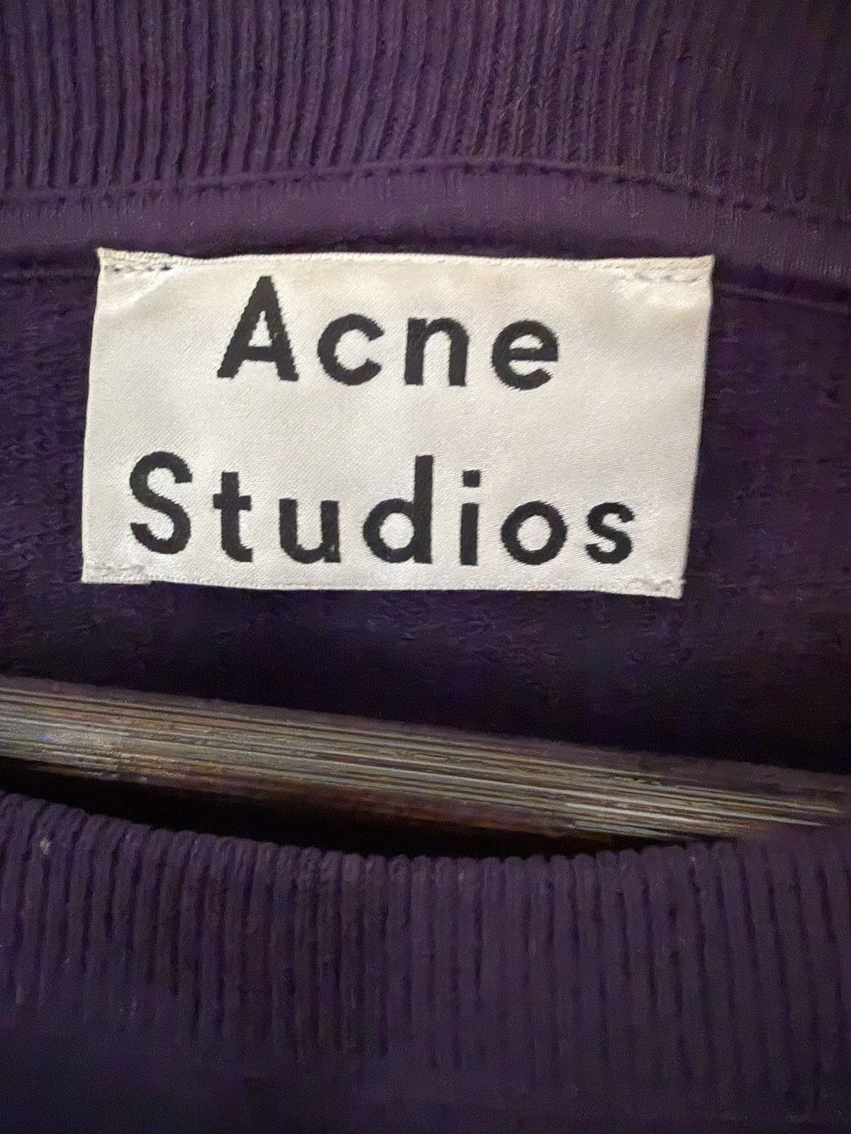 Acne Studios Acne Studios Distressed Logo Sweater Size US XL / EU 56 / 4 - 3 Thumbnail
