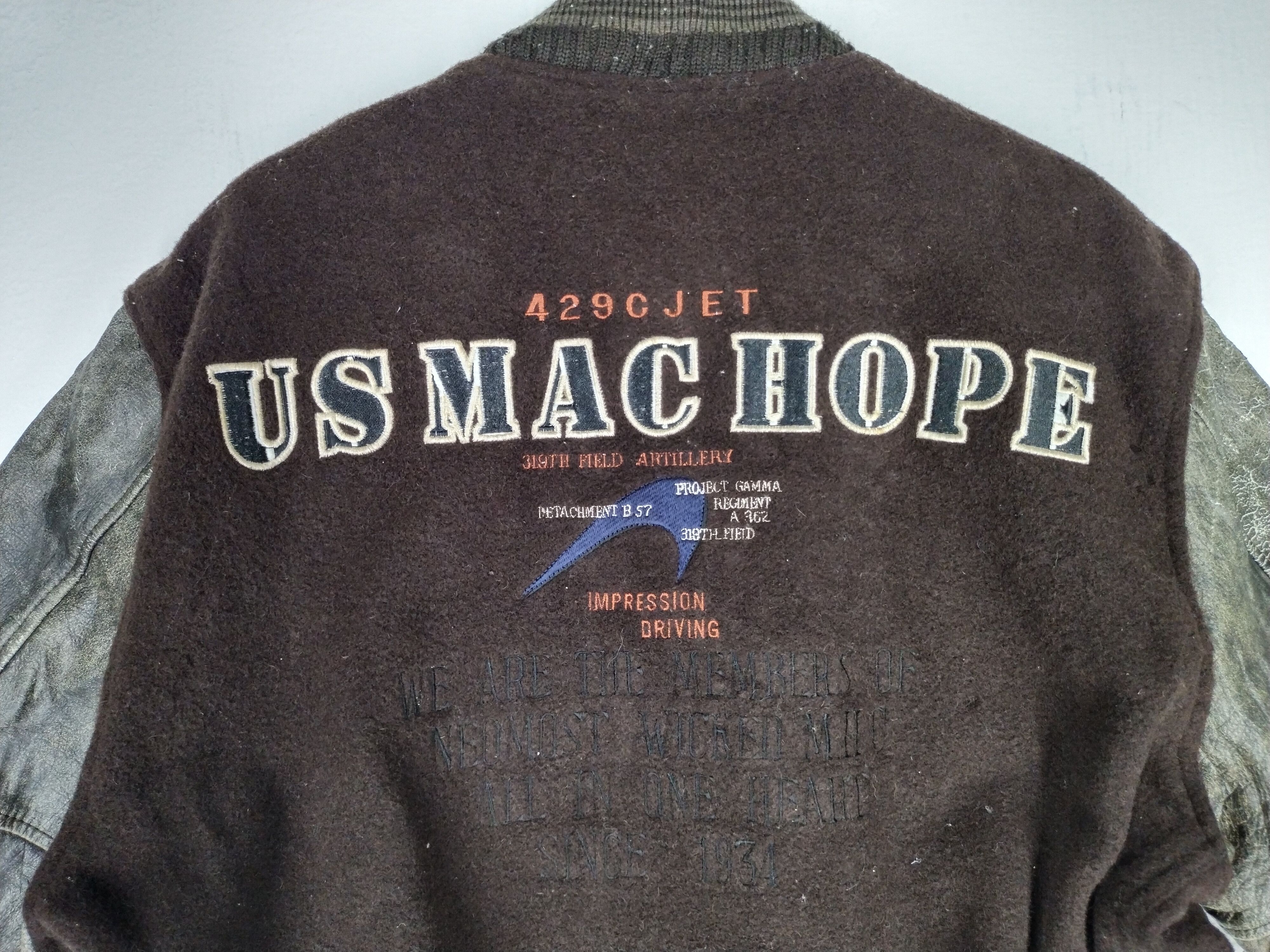 Vintage Vtg US Mac Hope Varsity Jacket Size US L / EU 52-54 / 3 - 10 Thumbnail