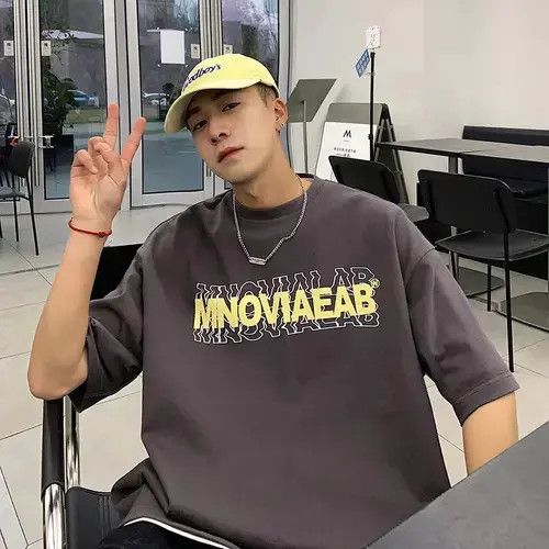 High Sport × Individualized Shirts × Japanese Brand Oversized Summer Cotton Short Sleeve T-shirt Size US M / EU 48-50 / 2 - 1 Thumbnail