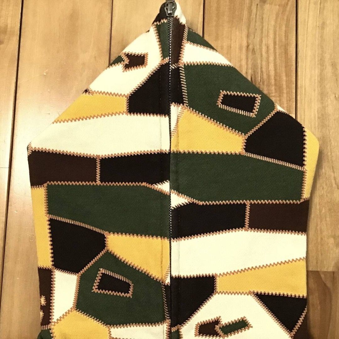Bape × Nigo BAPE Patchwork camo full zip hoodie a bathing ape NIGO Size US M / EU 48-50 / 2 - 4 Thumbnail