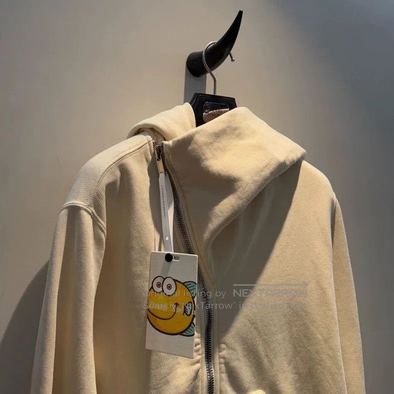 Rick Owens Rick Owens drkshdw cream hooded jacket. Size US M / EU 48-50 / 2 - 2 Thumbnail