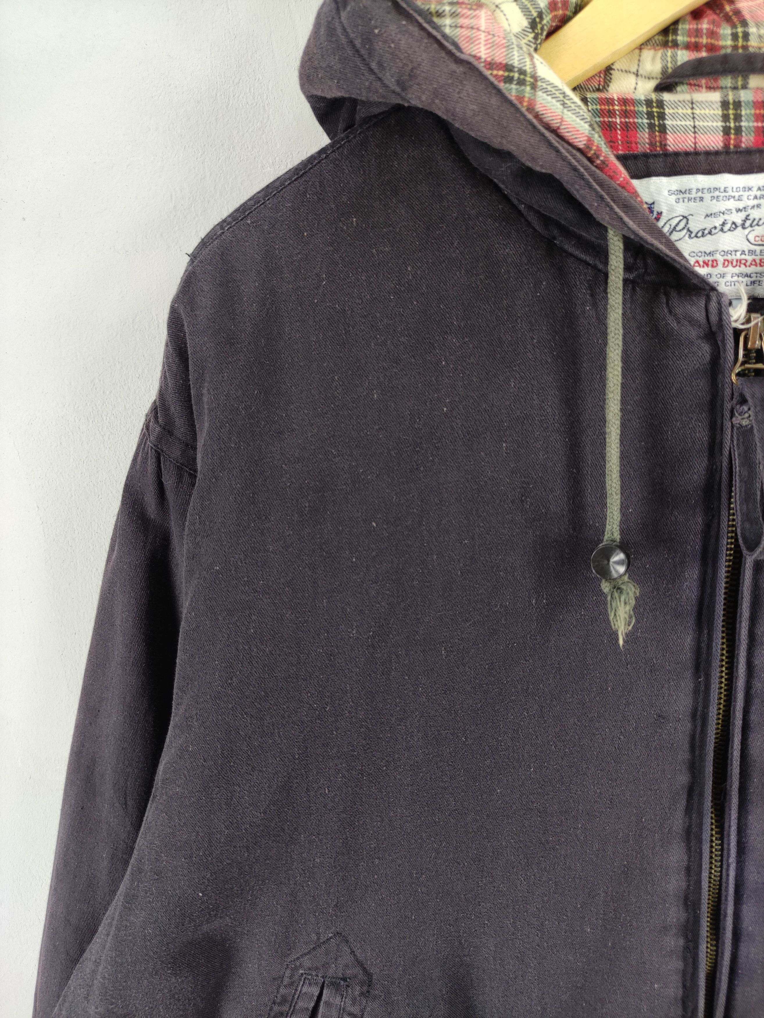 Vintage Vintage Pract Studio Patch Faded Jacket Hoodie Zipper Size US L / EU 52-54 / 3 - 5 Thumbnail