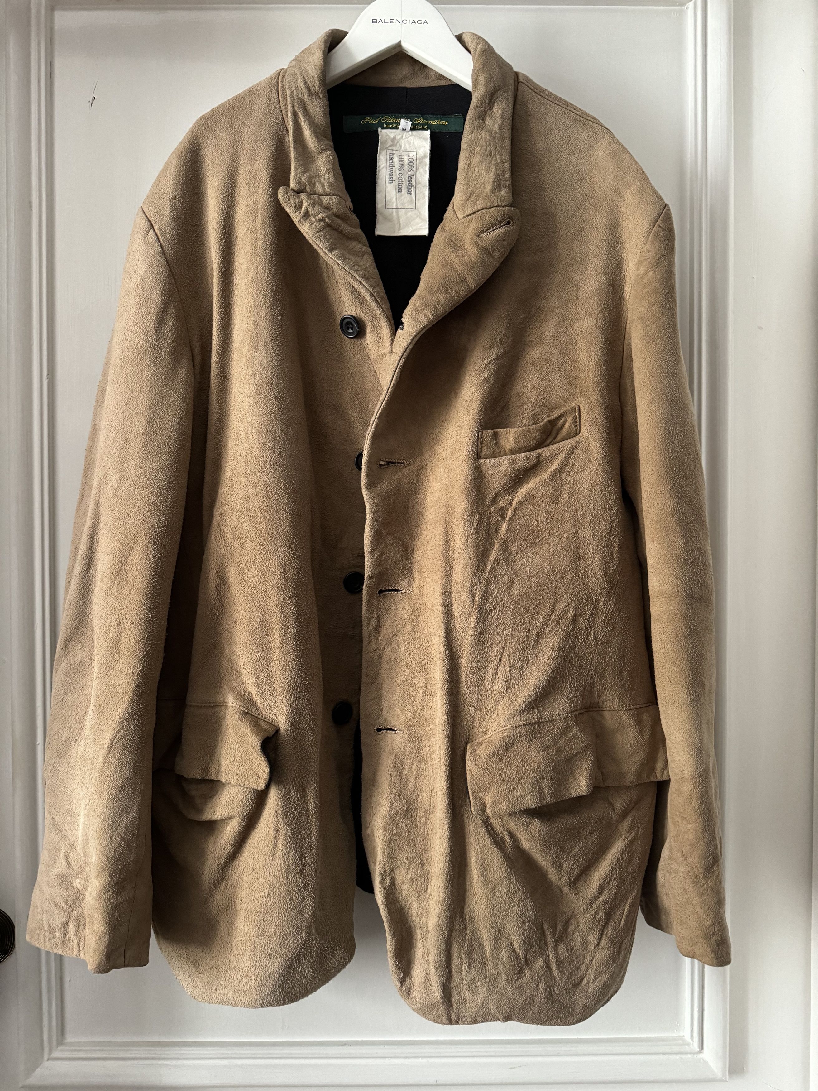 ジャケット・アウター paul harnden mesn jerkin Paul Harnden Shoemakers Paul Harnden Shoemaker Suede Jerkin