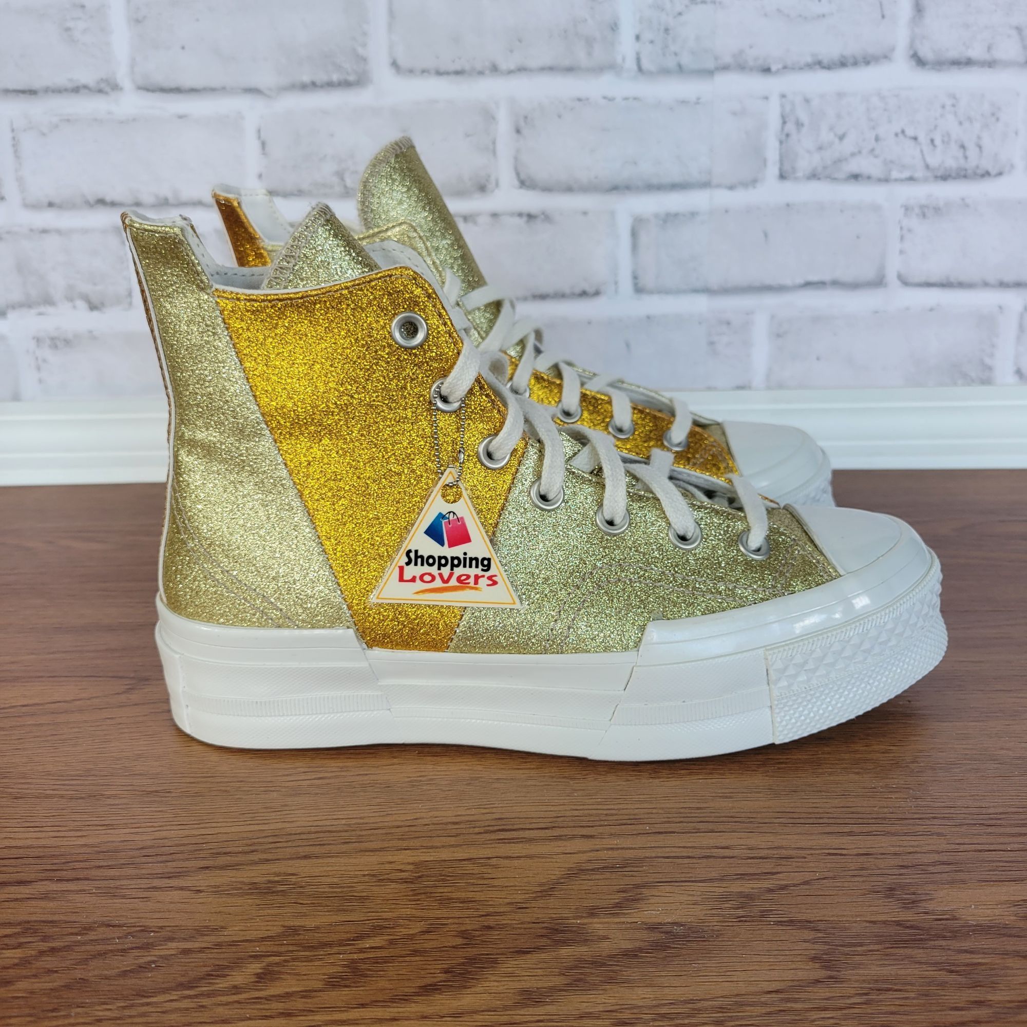 Converse ⭐Converse Chuck 70 Plus Glitter Hi Sz 5 Men's Shoes Sneakers Size US 5 / EU 37 - 1 Thumbnail