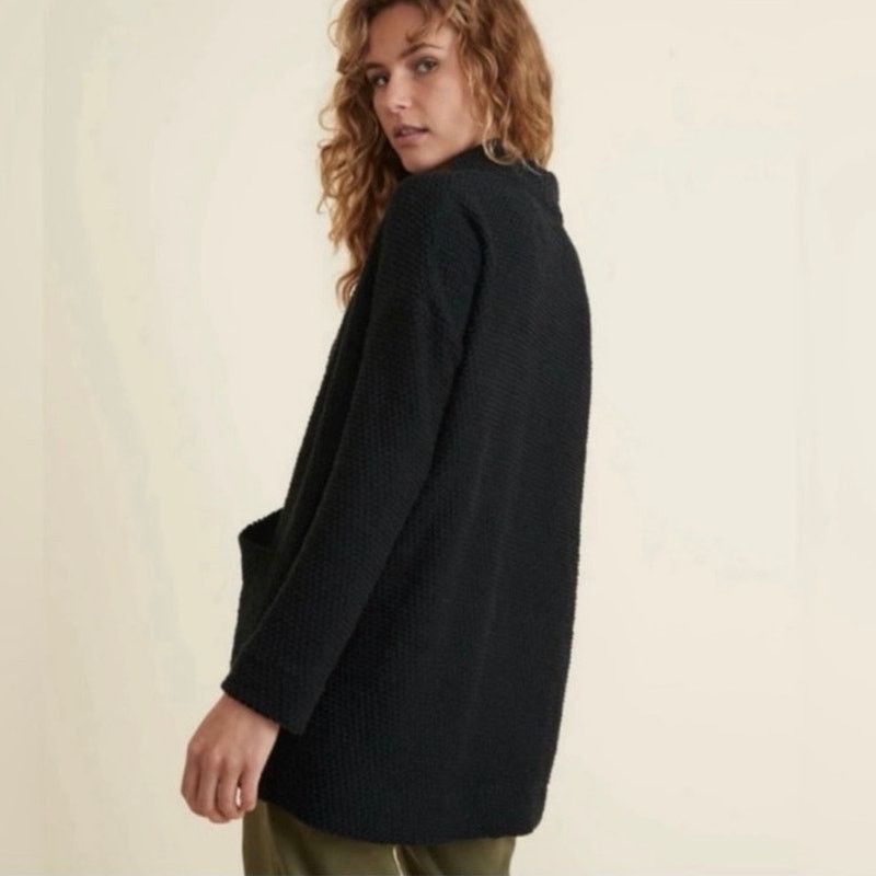 Marine Layer Marine Layer Women's Birdseye open-front cardigan sweater Size S / US 4 / IT 40 - 2 Thumbnail