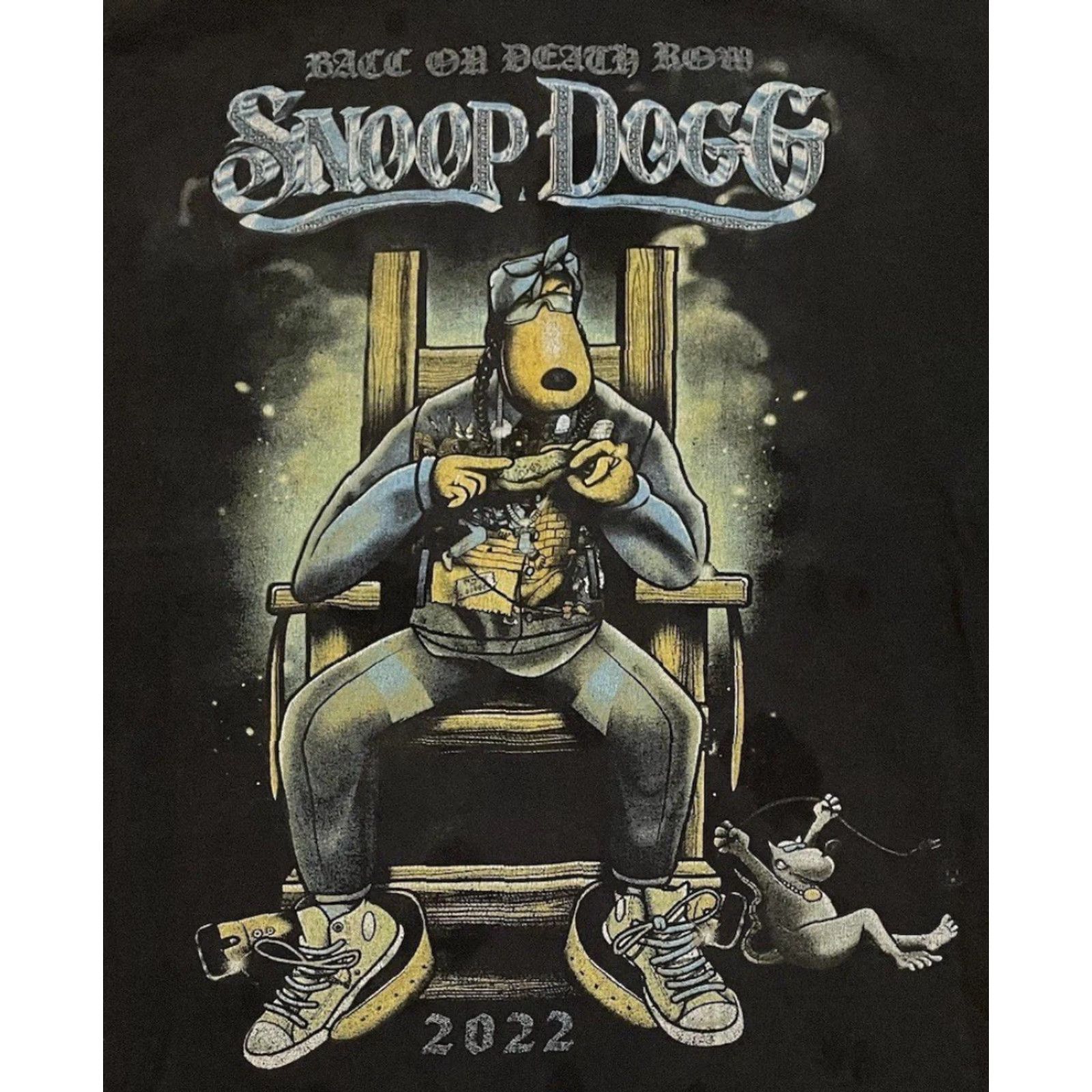 Vintage VINTAGE 2022 Snoop Dogg Faded Distress Tour Shirt M Warren G Ice Cube Hip Hop Grunge Y2K Shirt Mens Black 90s Concert Tour Vintage Boxy Size US M / EU 48-50 / 2 - 3 Thumbnail