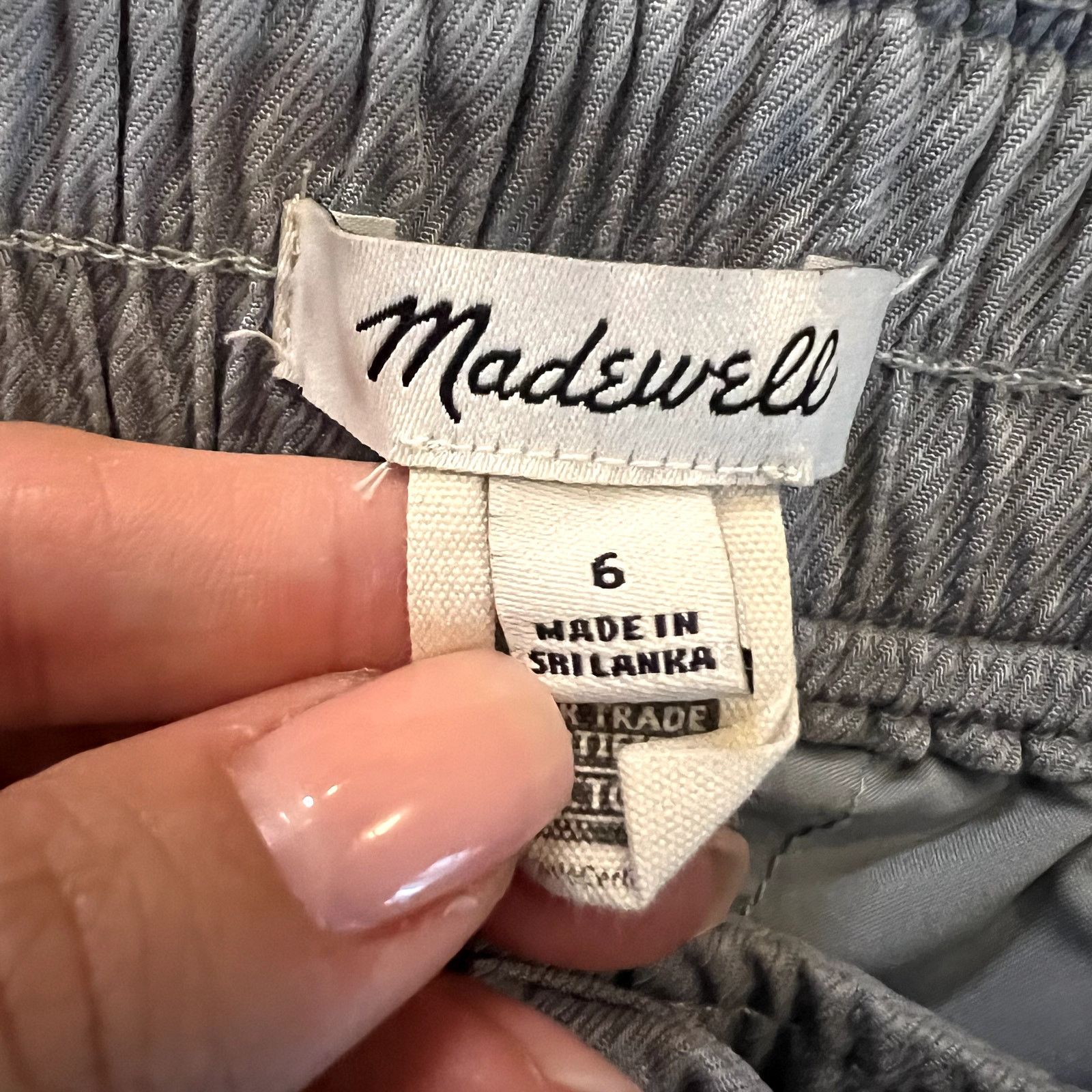 Madewell Madewell The Neale Straight Leg Trousers Drapeweave Size 28" / US 6 / IT 42 - 5 Thumbnail