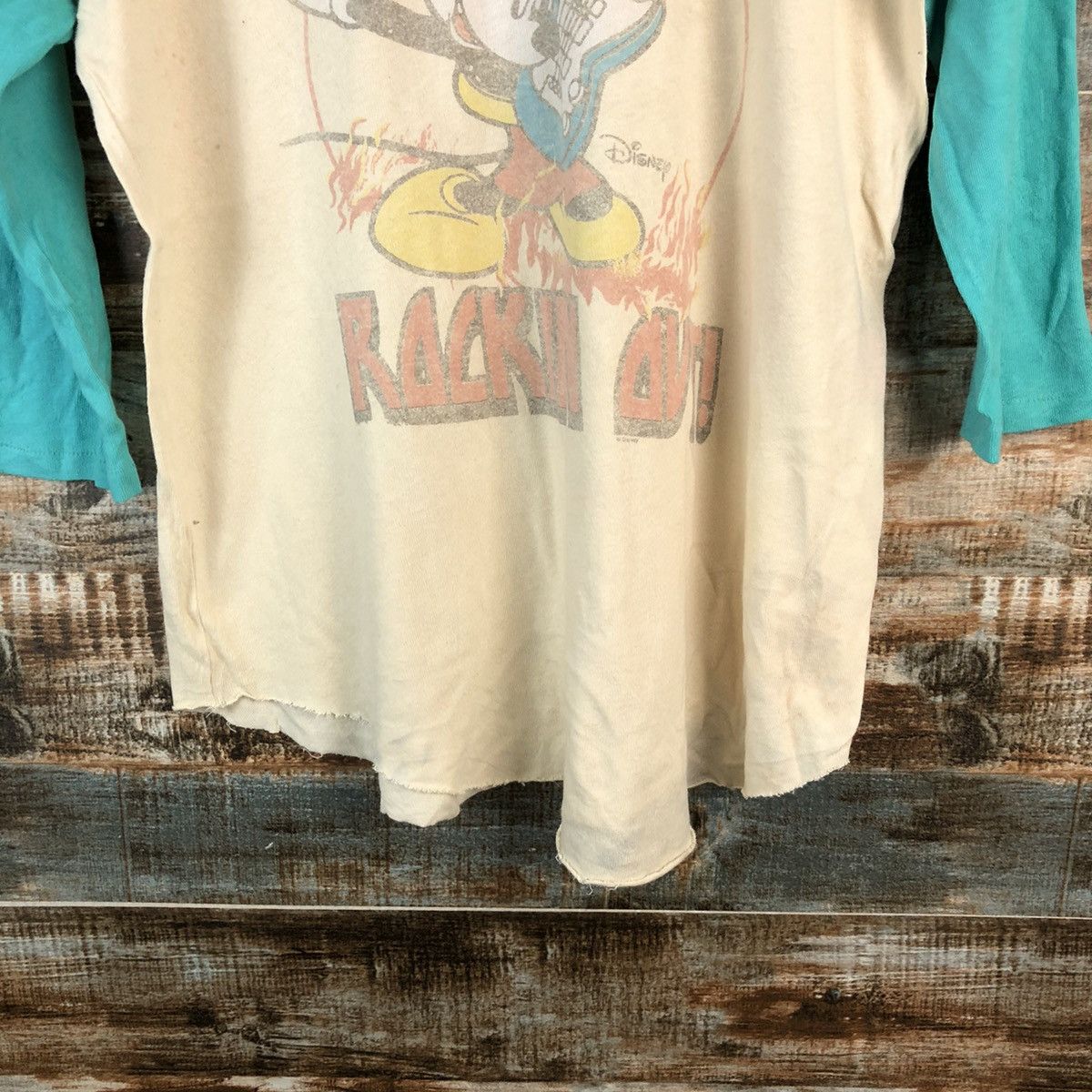 Junk Food Junk Food mickey mouse Green Long Sleeve T-Shirt #A2460 Size M / US 6-8 / IT 42-44 - 6 Thumbnail
