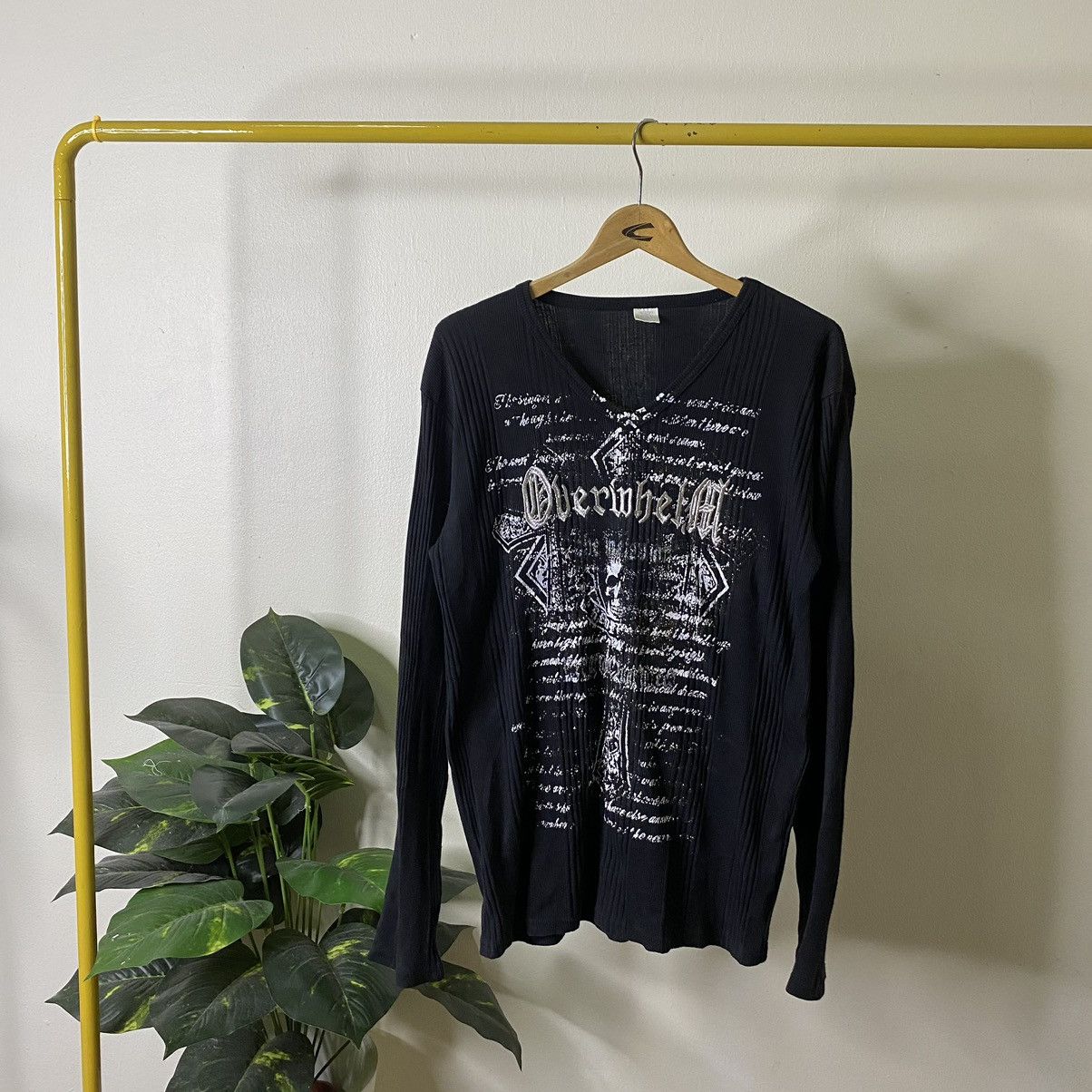 If Six Was Nine Cornflake Seditionaries Poem Cyber Gothic Punk LS Tee Size US M / EU 48-50 / 2 - 1 Thumbnail