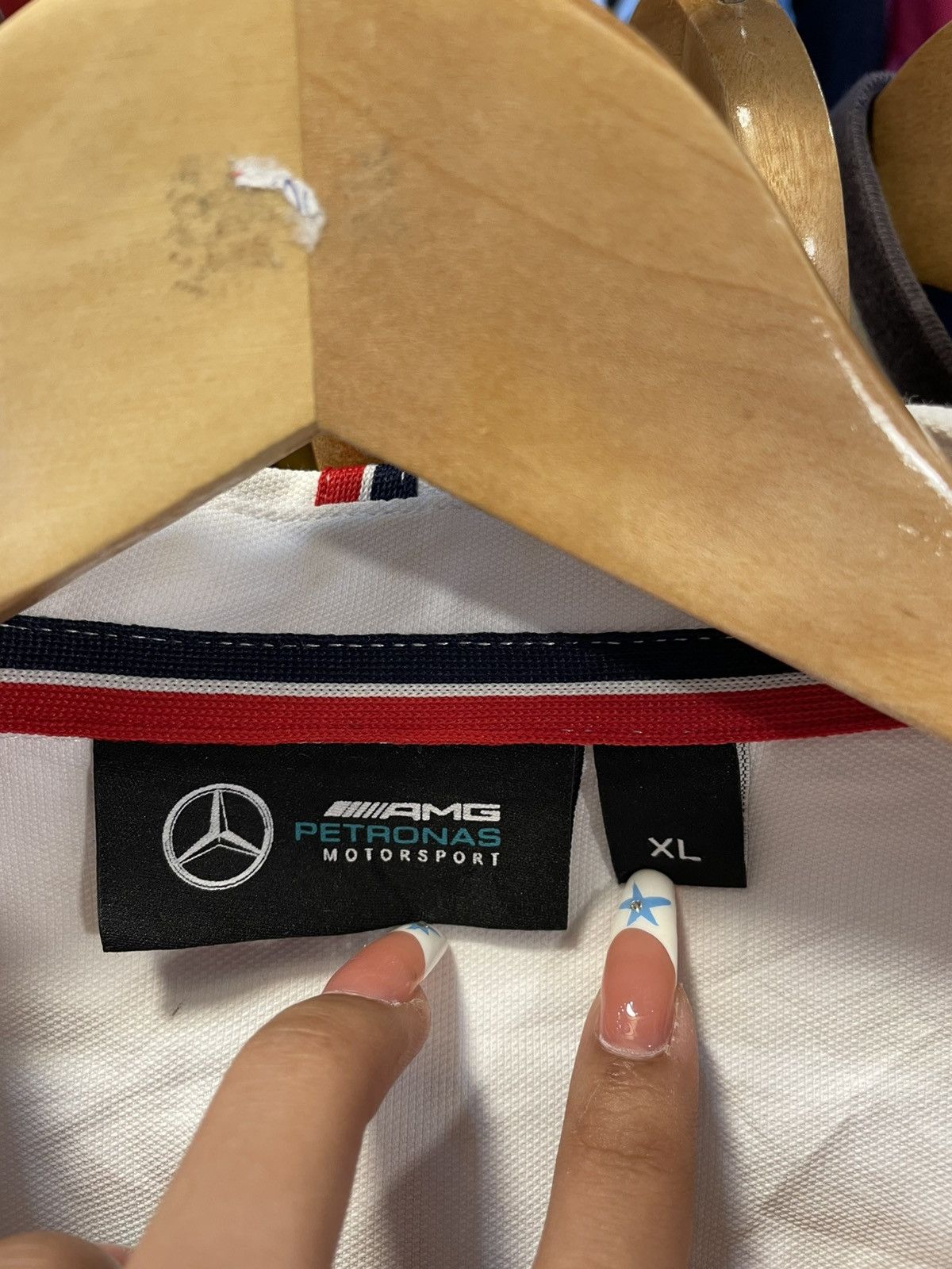 Branded Leather Y2K F1 Mercedez Benz Buttons-Up Shirt Size US XL / EU 56 / 4 - 4 Thumbnail