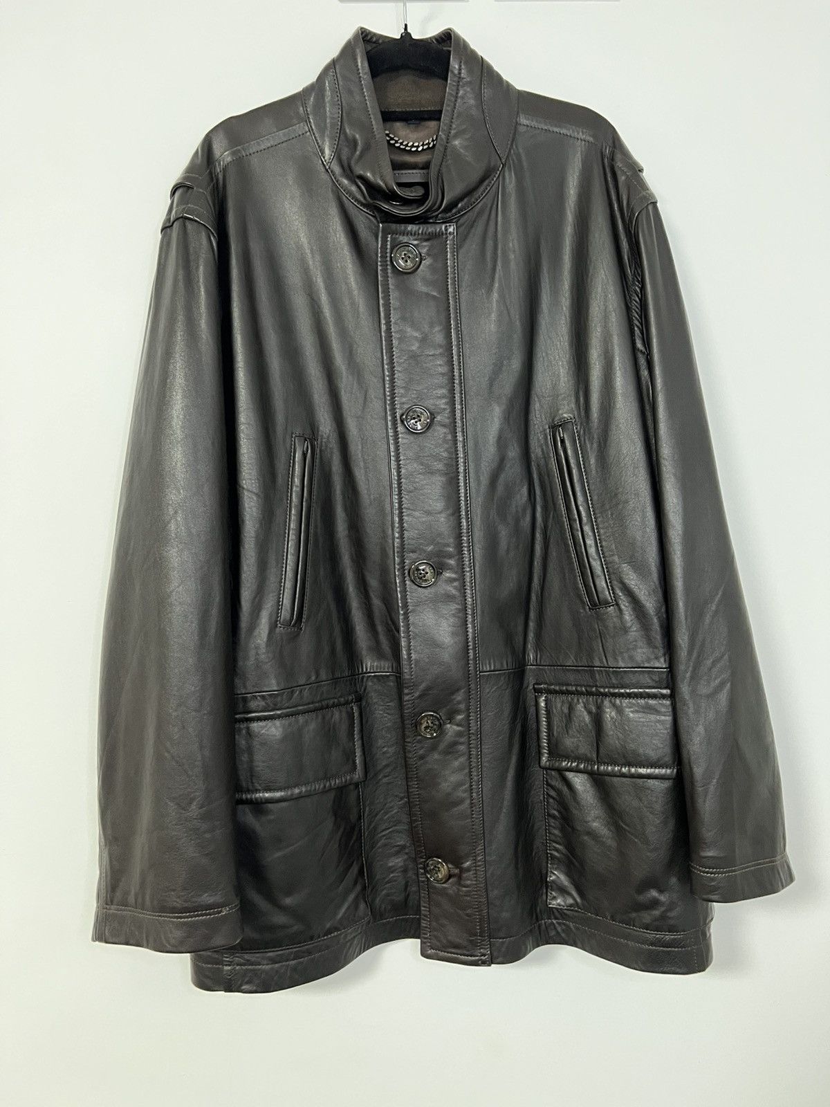Burberry Burberry learher jacket L Size US L / EU 52-54 / 3 - 1 Thumbnail