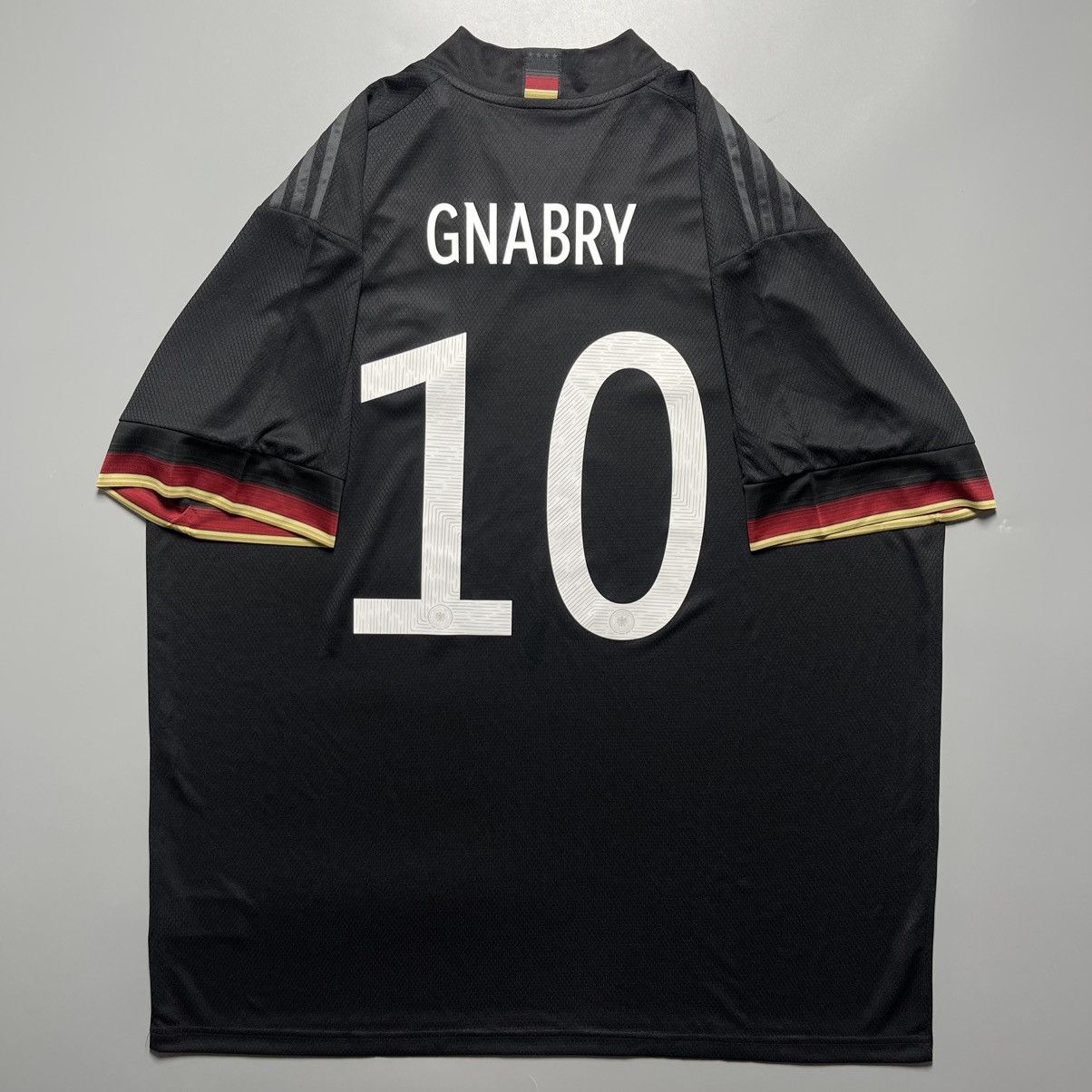 Adidas GERMANY ADIDAS 2020 EURO FOOTBALL AWAY JERSEY #10 GNABRY Size US XXL / EU 58 / 5 - 1 Thumbnail