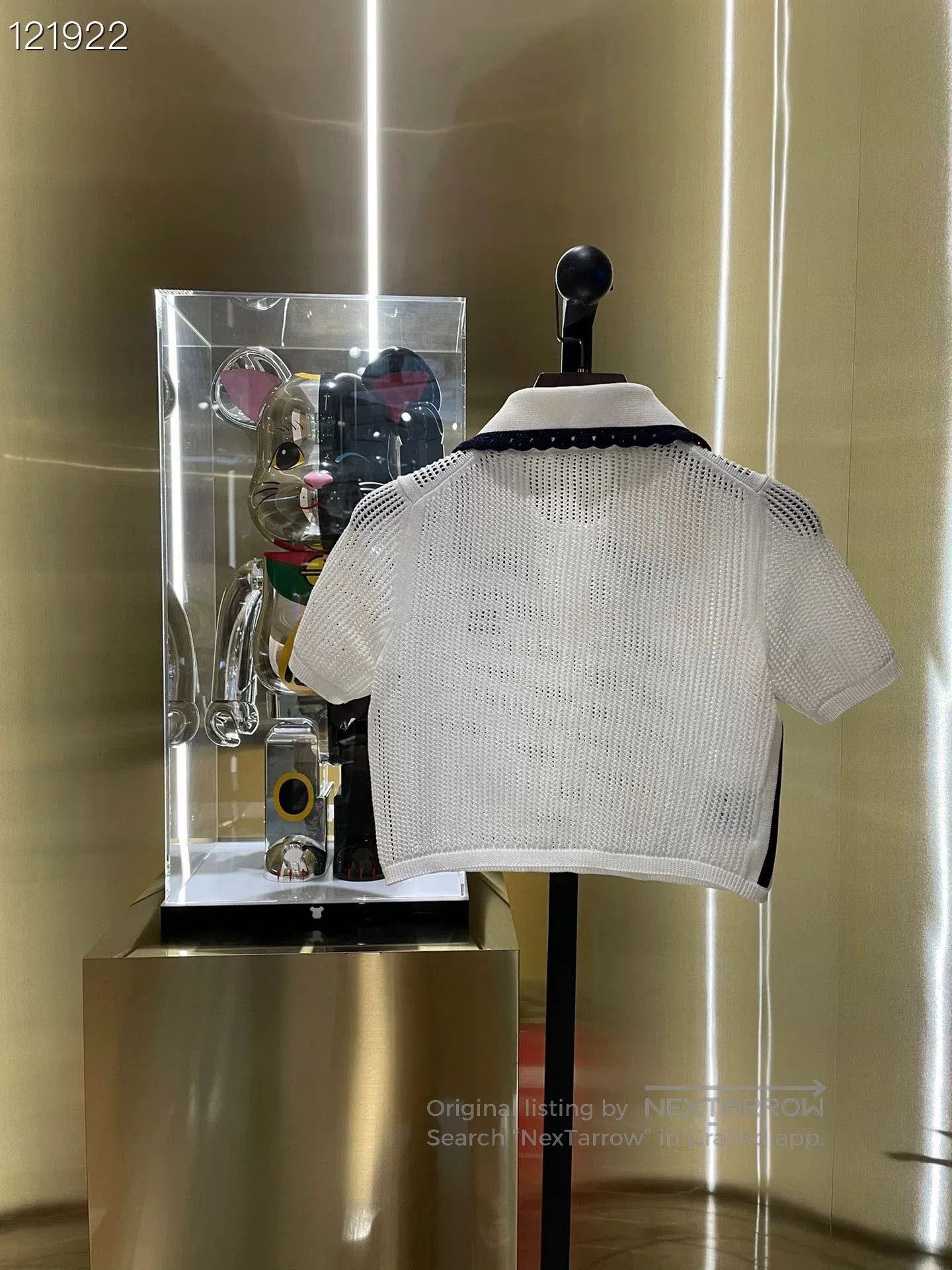 Miu Miu Miu Miu Colorblock Knit Collared Button T. Size S / US 4 / IT 40 - 2 Thumbnail