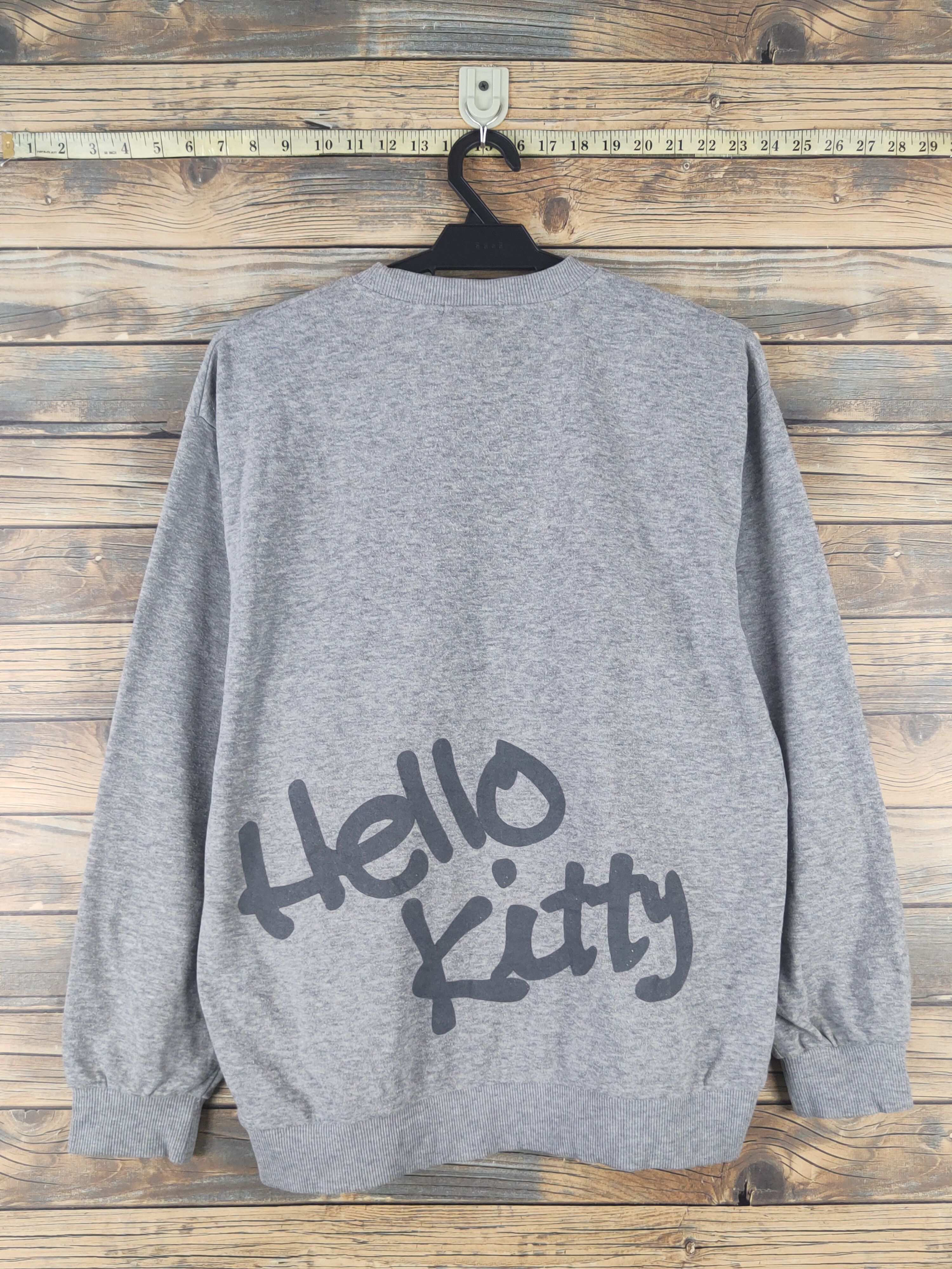 Japanese Brand × Vintage DL Hello Kitty vintage Gray Sweatshirts #821 Size M / US 6-8 / IT 42-44 - 7 Thumbnail