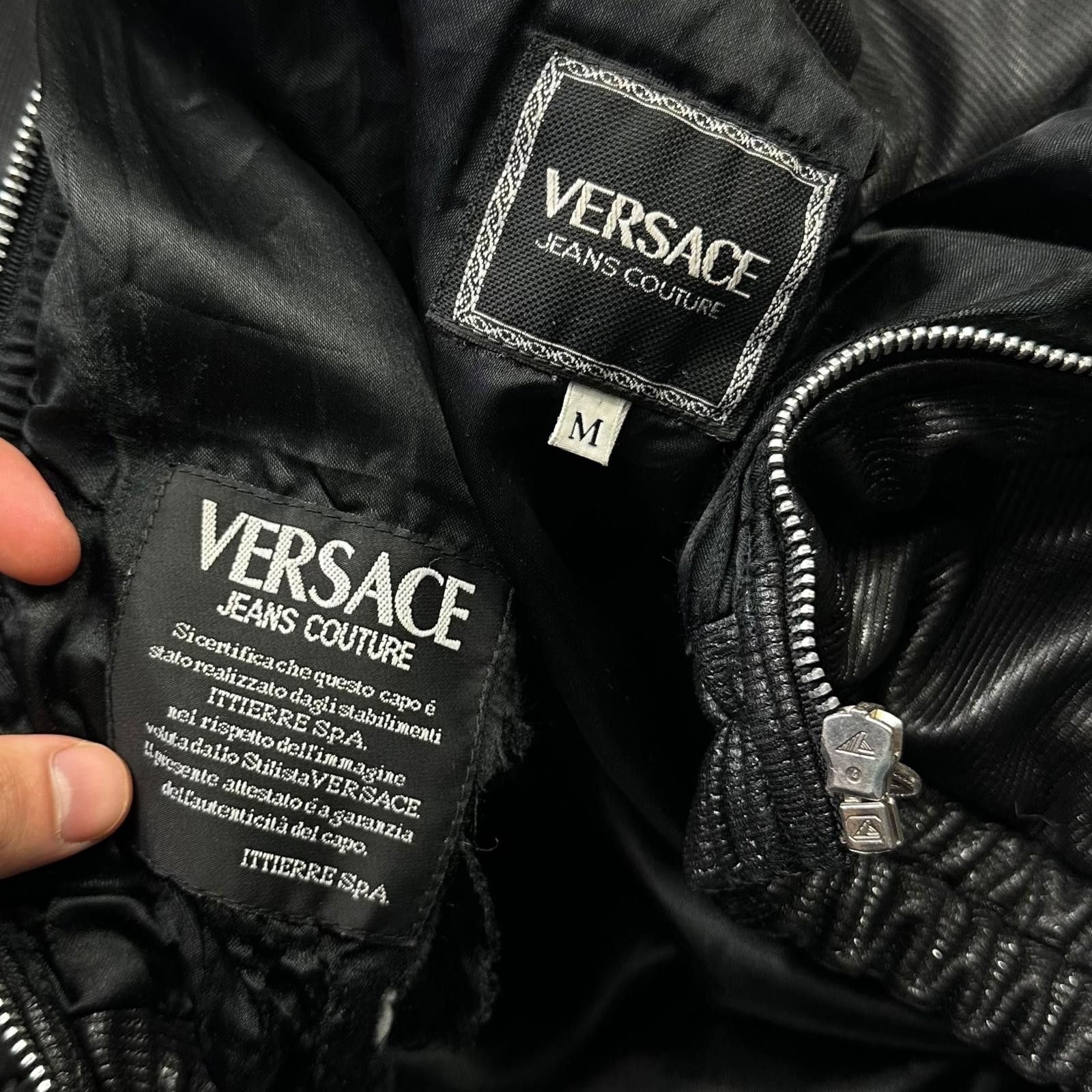 Versace Versace VJC 90’s Liquid Silk Ribbed Cropped Puffer - S/M Size M / US 6-8 / IT 42-44 - 9 Thumbnail