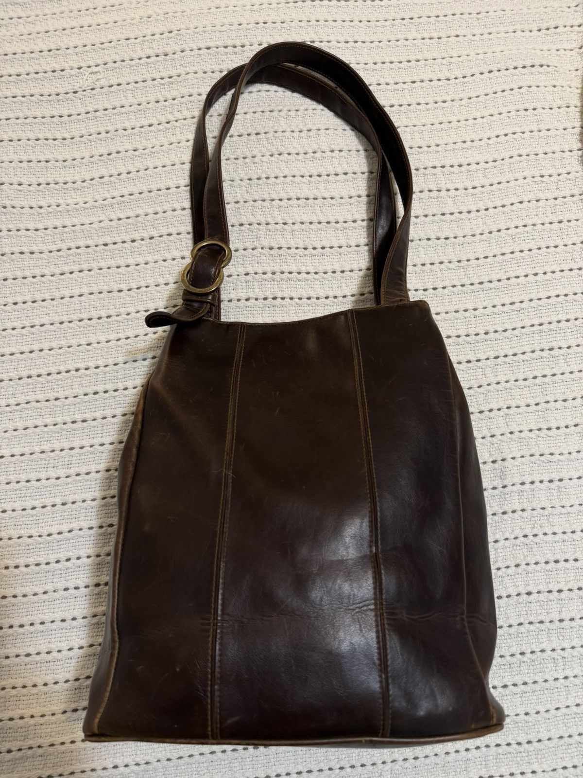 Vintage Liz Claiborne Brown Leather Purse Size ONE SIZE - 1 Thumbnail