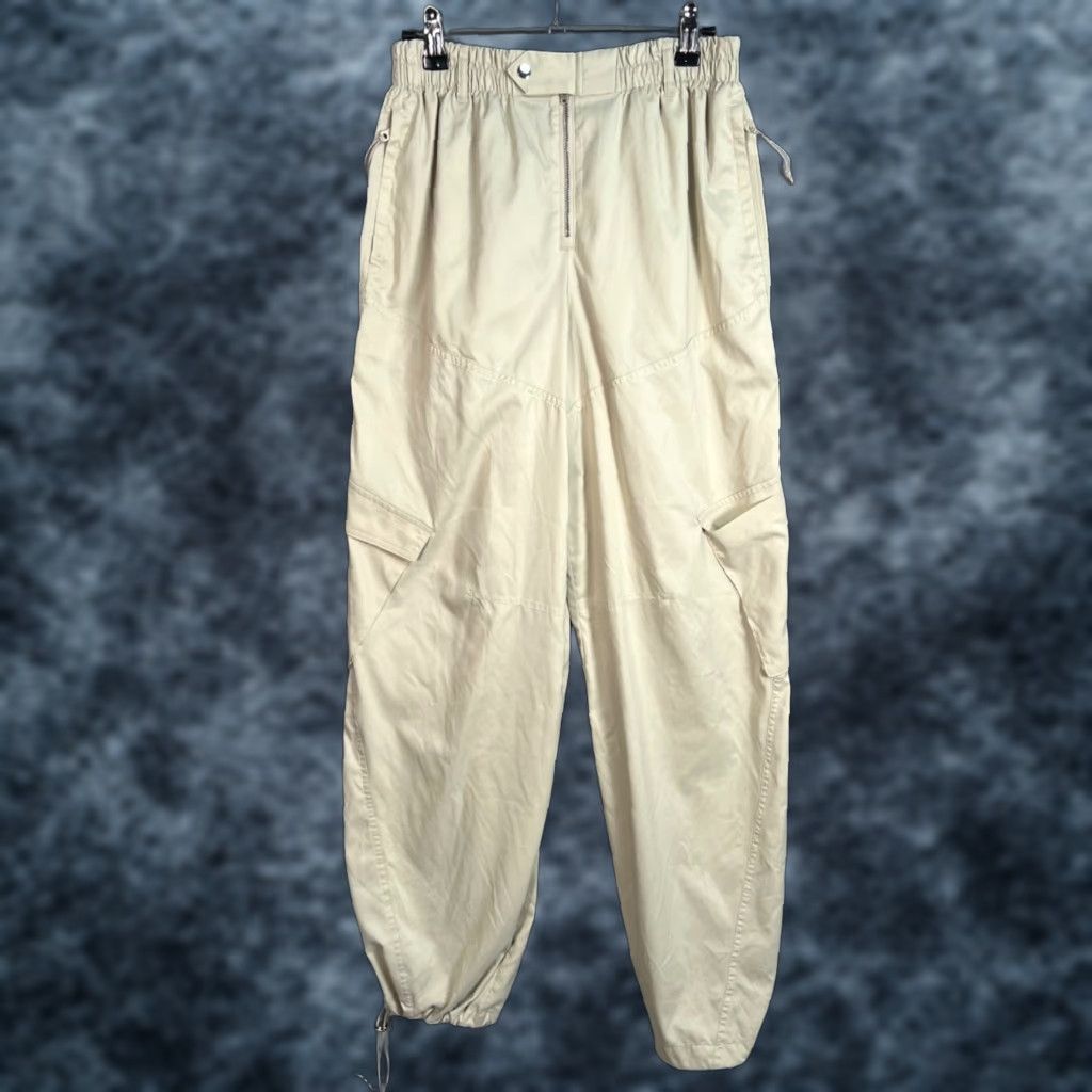 Girlfriend Collective Girlfriend Collective Beige Cargo Joggers Pants Womens XS Recycled Polyester Size 26" / US 2 / IT 38 - 1 Thumbnail