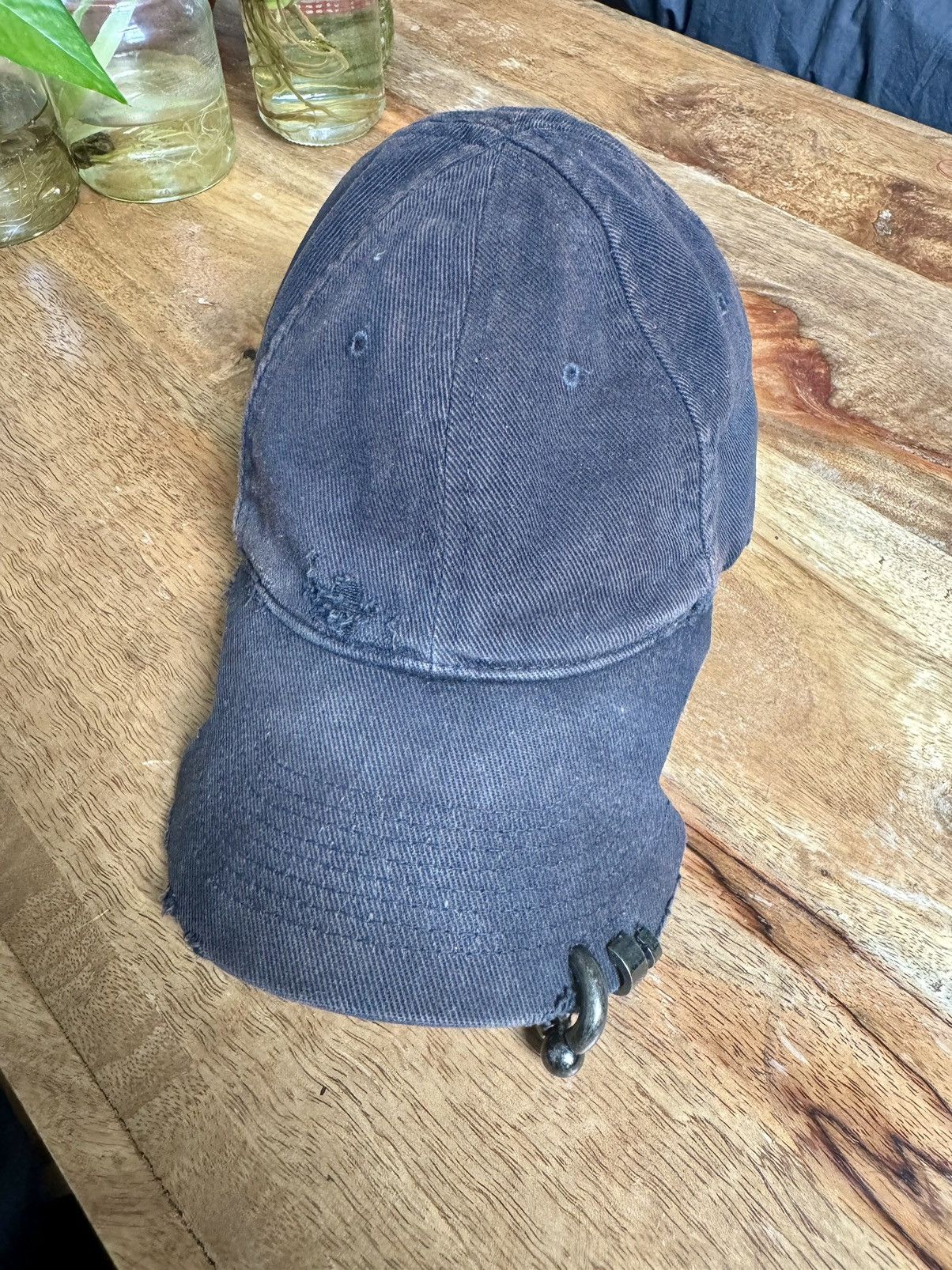 Balenciaga Balenciaga Heavy Front Piercing Cap BAL.COM Hat