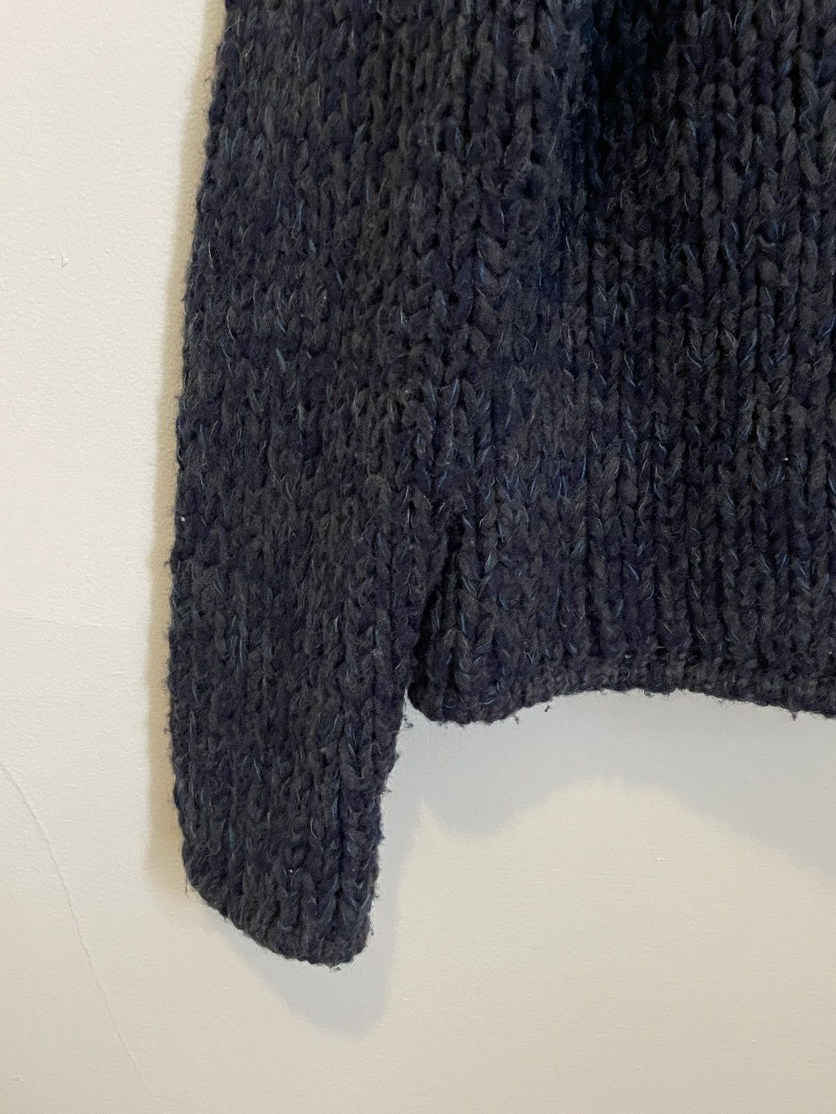 NEWYORKINDUSTRIE Blue Knit Wool Sweater Size US M / EU 48-50 / 2 - 5 Thumbnail