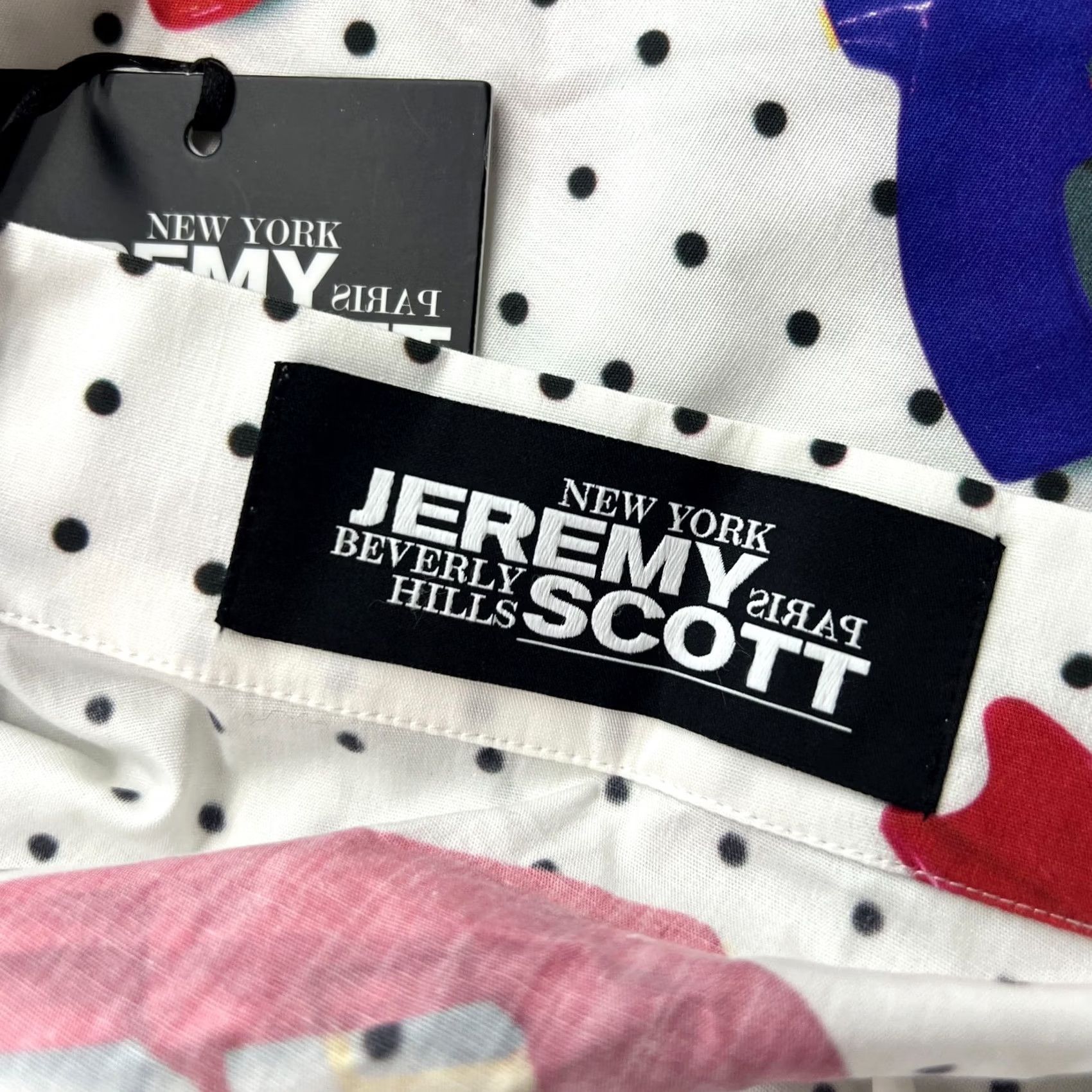 Jeremy Scott Jeremy Scott Skirt Womens US 10 White Polka Toy Water Gun Pistol Size 30" / US 8 / IT 44 - 6 Thumbnail