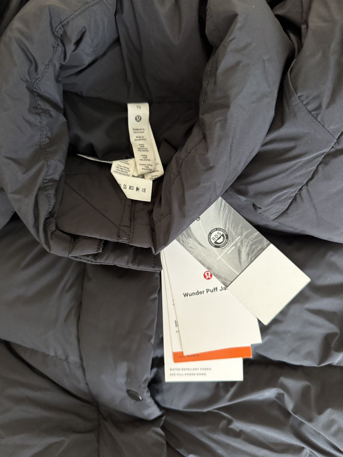 Lululemon Wunder Puff Jacket Size L / US 10 / IT 46 - 7 Thumbnail