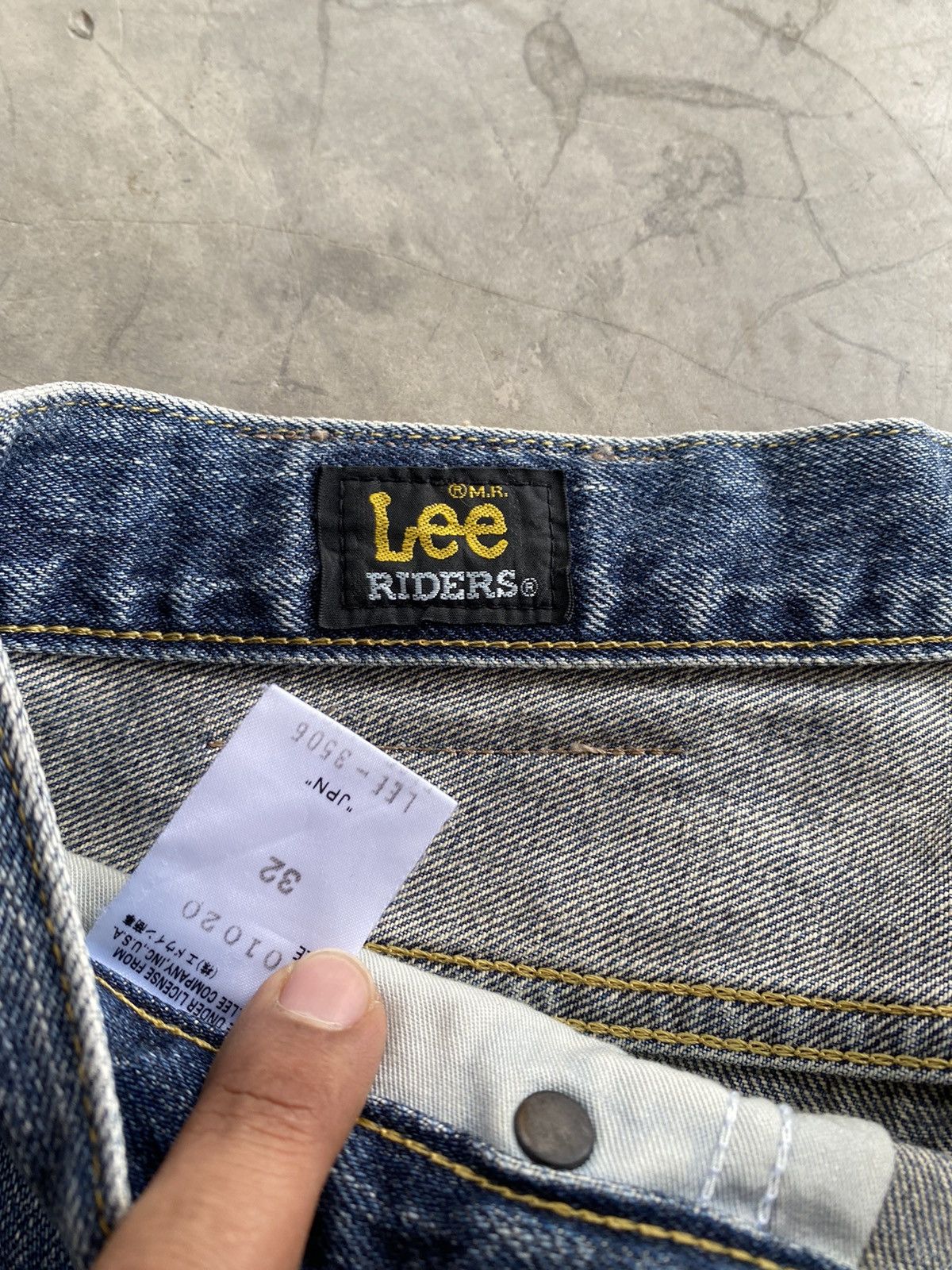 Lee Flare Jeans Japanese Lee Rider Distressed Blue 231 Size US 32 / EU 48 - 9 Thumbnail