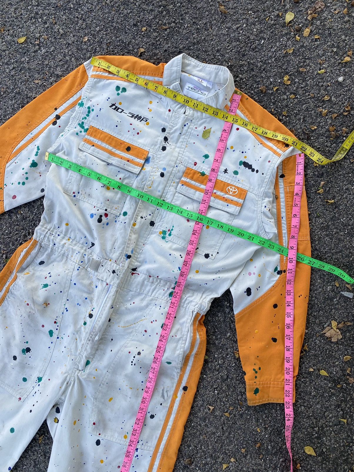 Vintage 🔥 Distressed 🔥 Vintage Toyota Corolla Tecno Jumpsuit Size US 36 / EU 52 - 18 Thumbnail
