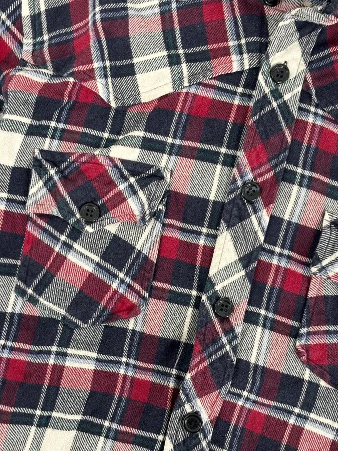 Dolce & Gabbana 2010s Dolce & Gabbana Red Black White Checkered Sicilian Shirt Size US M / EU 48-50 / 2 - 9 Thumbnail