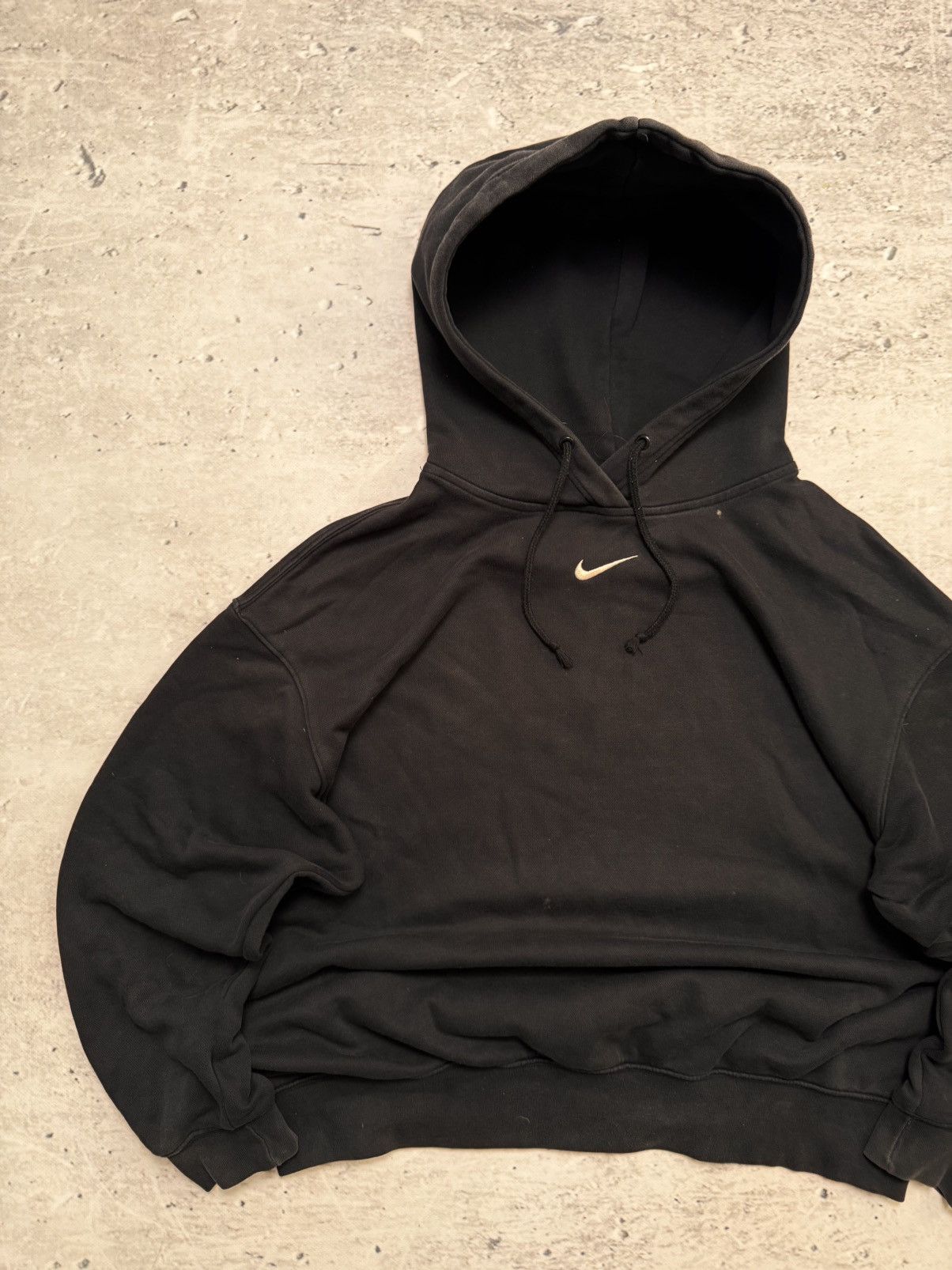 Nike × Vintage NIKE VINTAGE CENTER LOGO OVERSIZE BOXY HOODIE Size US M / EU 48-50 / 2 - 2 Thumbnail