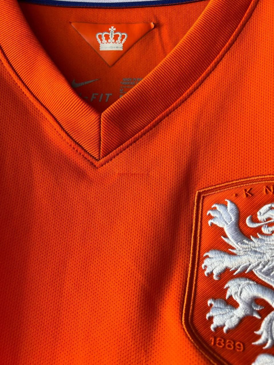 Nike 2014/16 NETHERLANDS HOME SOCCER JERSEY FOOTBALL SHIRT SZ M Size US M / EU 48-50 / 2 - 11 Thumbnail