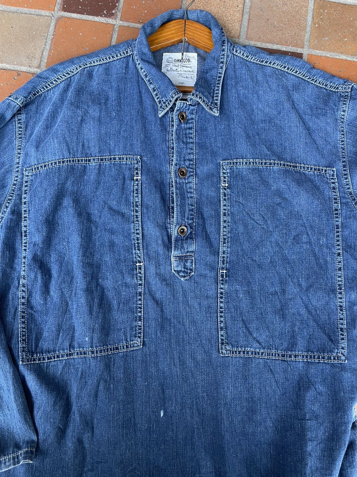 OMNIGOD Omnigod Japan Pullover inspired by WW2 Workwear Blue Indigo Size US S / EU 44-46 / 1 - 10 Thumbnail