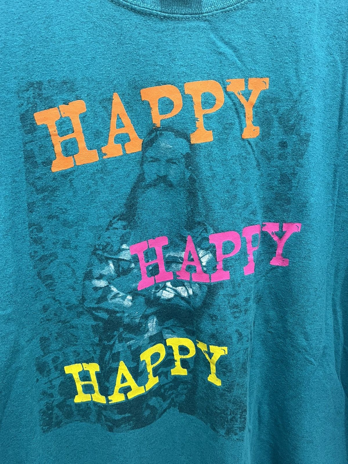 Japanese Brand Happy Humor Graphic Short Sleeve Tees Size US XL / EU 56 / 4 - 4 Thumbnail
