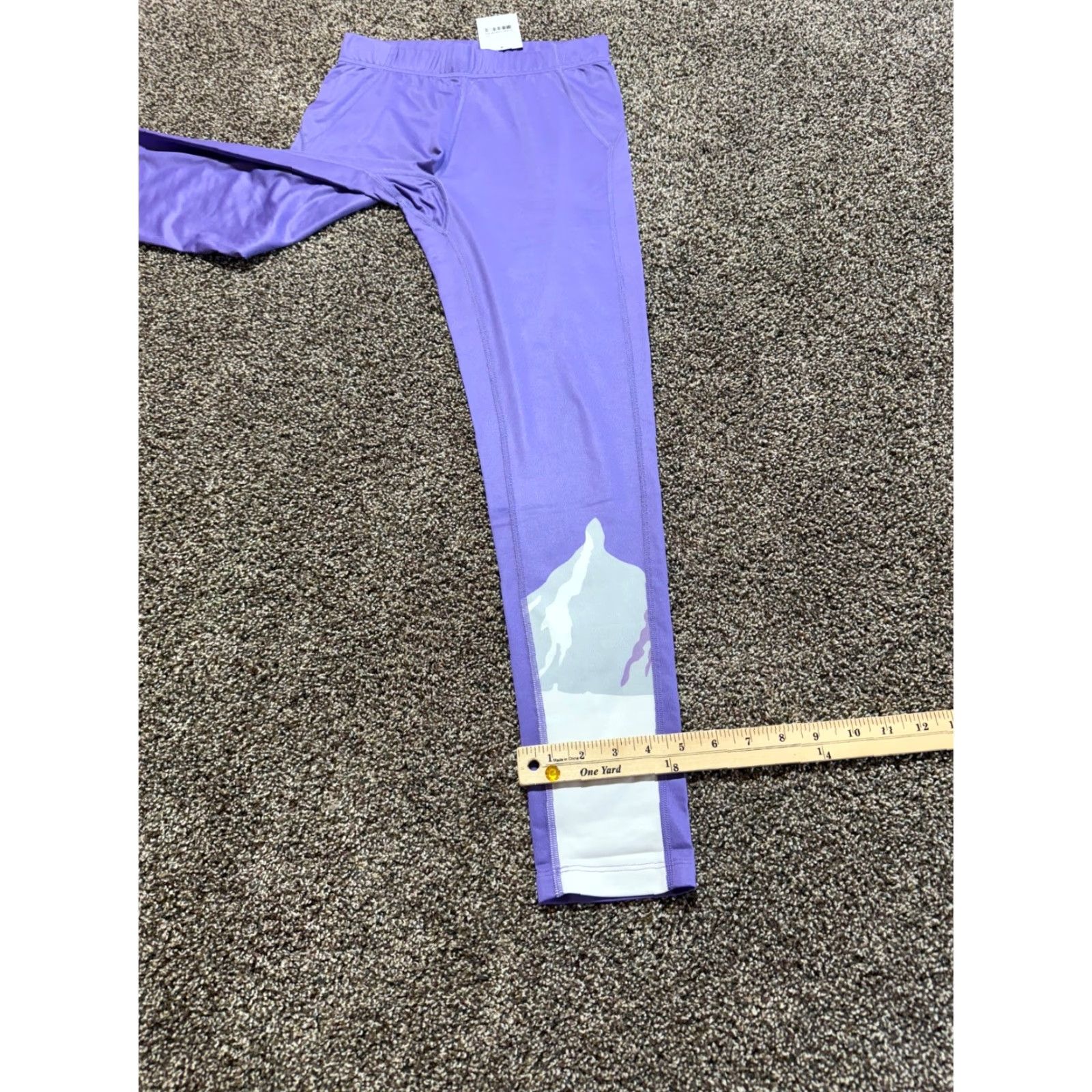 Stoic Stoic Leggings Womens Size S Purple Ankle NEW TAGS Lightweight Size 28" / US 6 / IT 42 - 3 Thumbnail