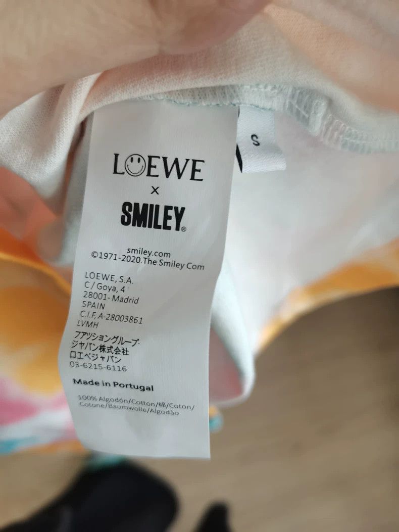 Loewe LOEWE x Smiley co-branded tie-dye short sleeve T-shirt Size S / US 4 / IT 40 - 4 Thumbnail