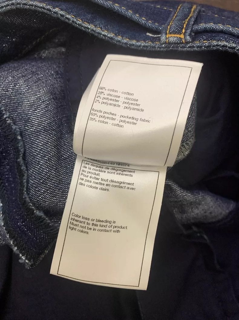 Chanel Chanel Dark blue denim wide-leg trousers Size 25" / US 0 / IT 36 - 6 Thumbnail