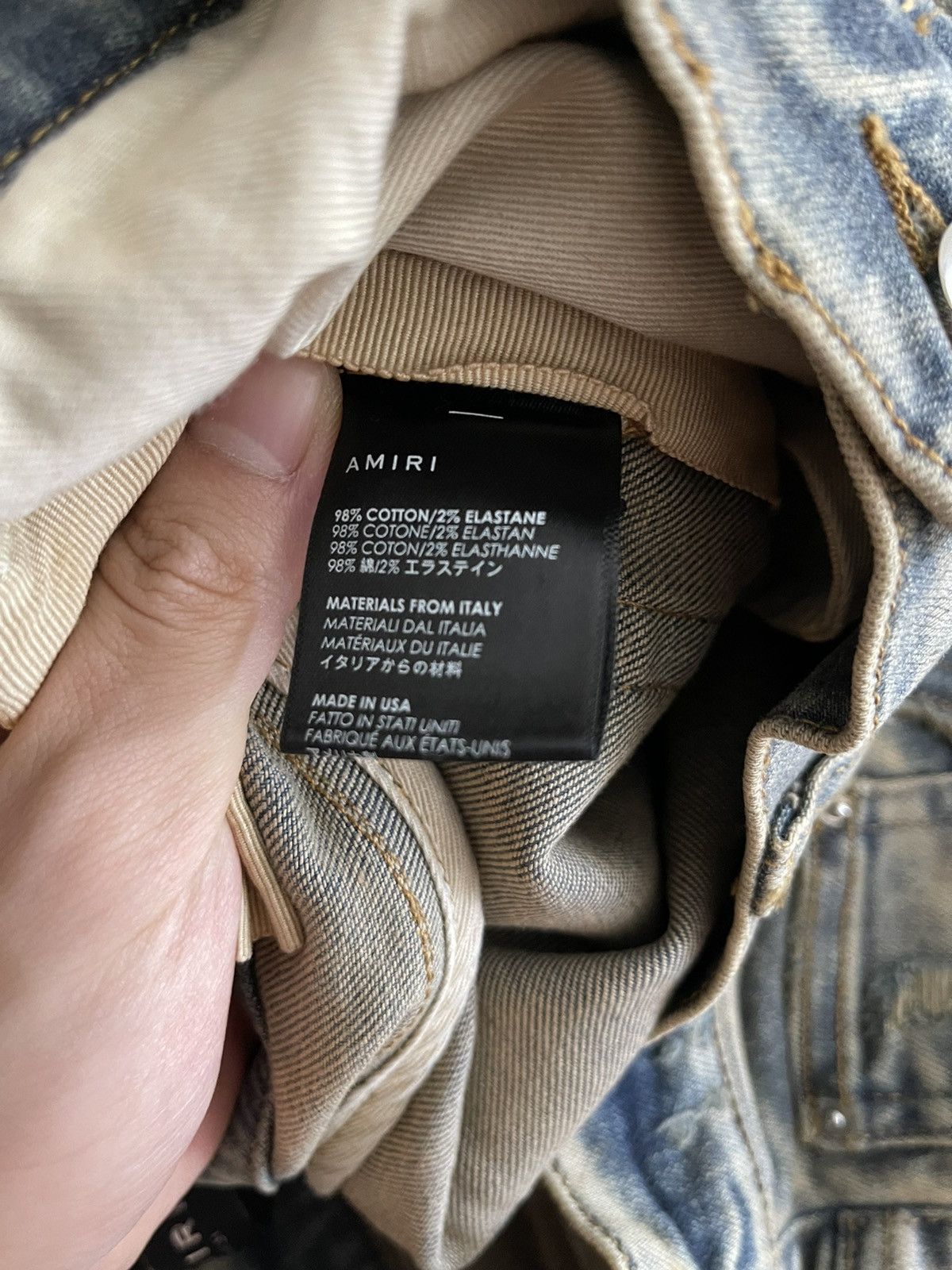 Amiri 2018 Bandama Jeans Size US 31 - 4 Thumbnail