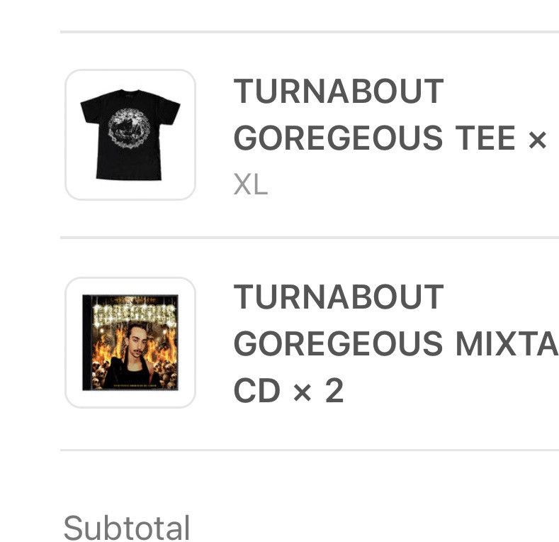 Turnabout - GORGEOUS t shirt Size - XL / Extra Large