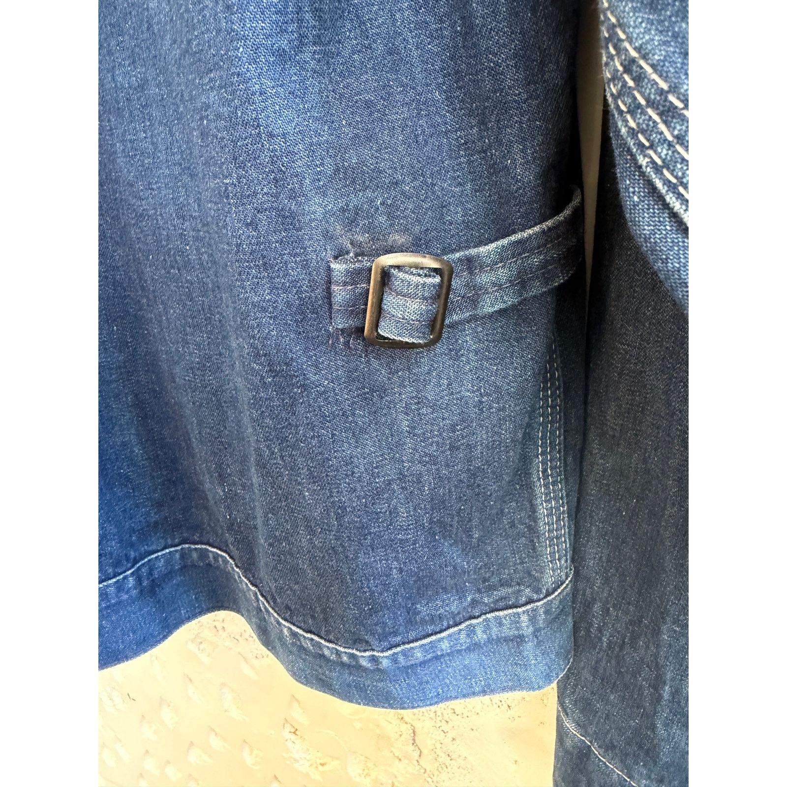 Oshkosh Vintage Oshkosh B'Gosh 60's Denim Indigo Chore Barn Coat Size US L / EU 52-54 / 3 - 7 Thumbnail