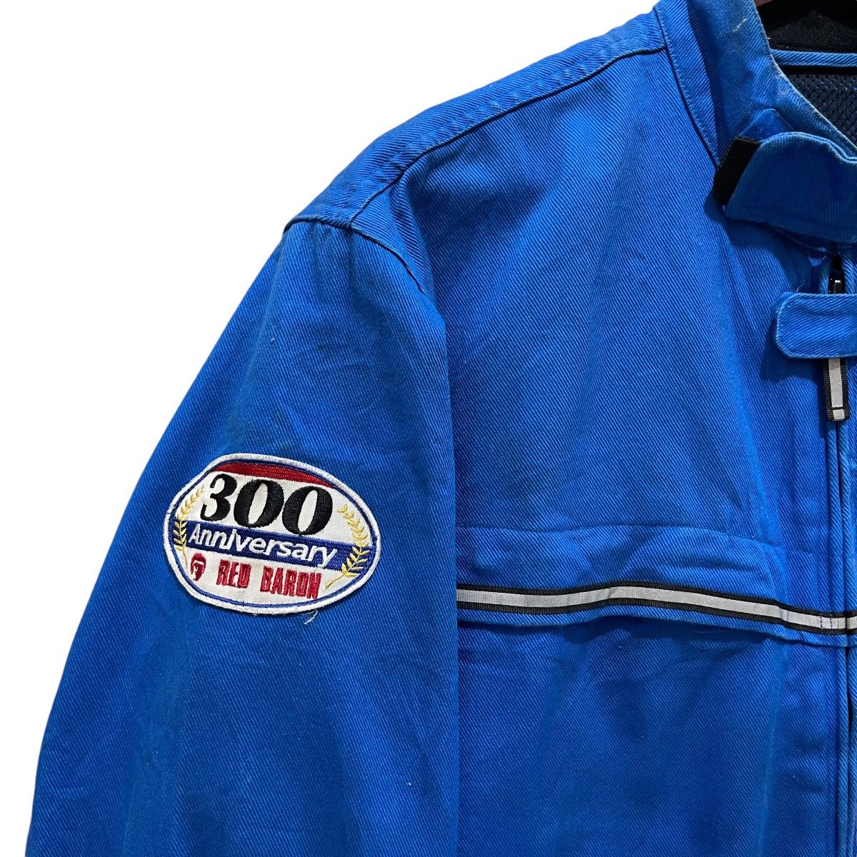 Japanese Brand × Vintage Vintage ELF 300 Anniversary Red Baron Motorcycle Jacket Size US M / EU 48-50 / 2 - 4 Thumbnail