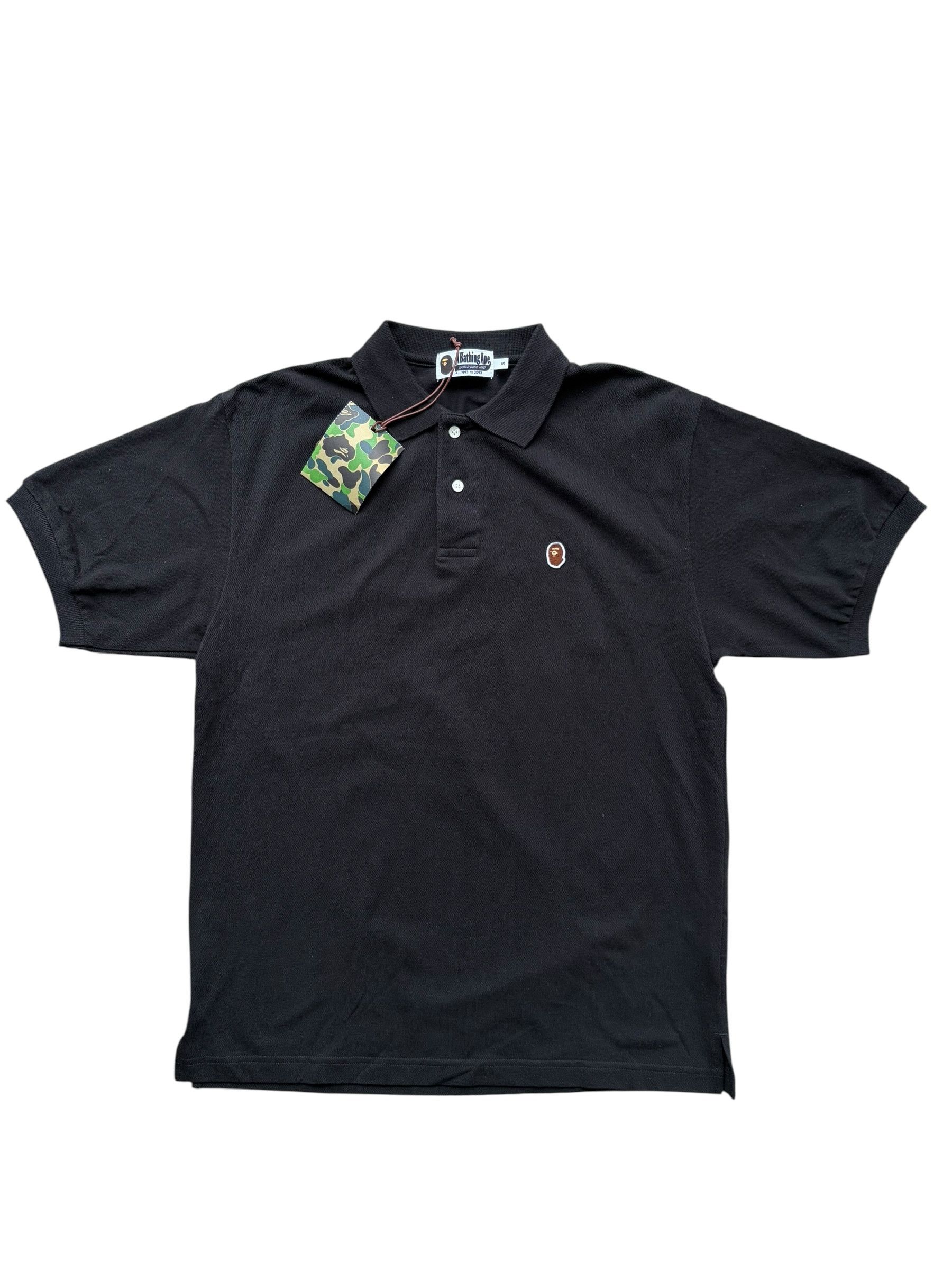 Bape Bape Black Mini Ape Head Polo T-Shirt Size US S / EU 44-46 / 1 - 1 Thumbnail