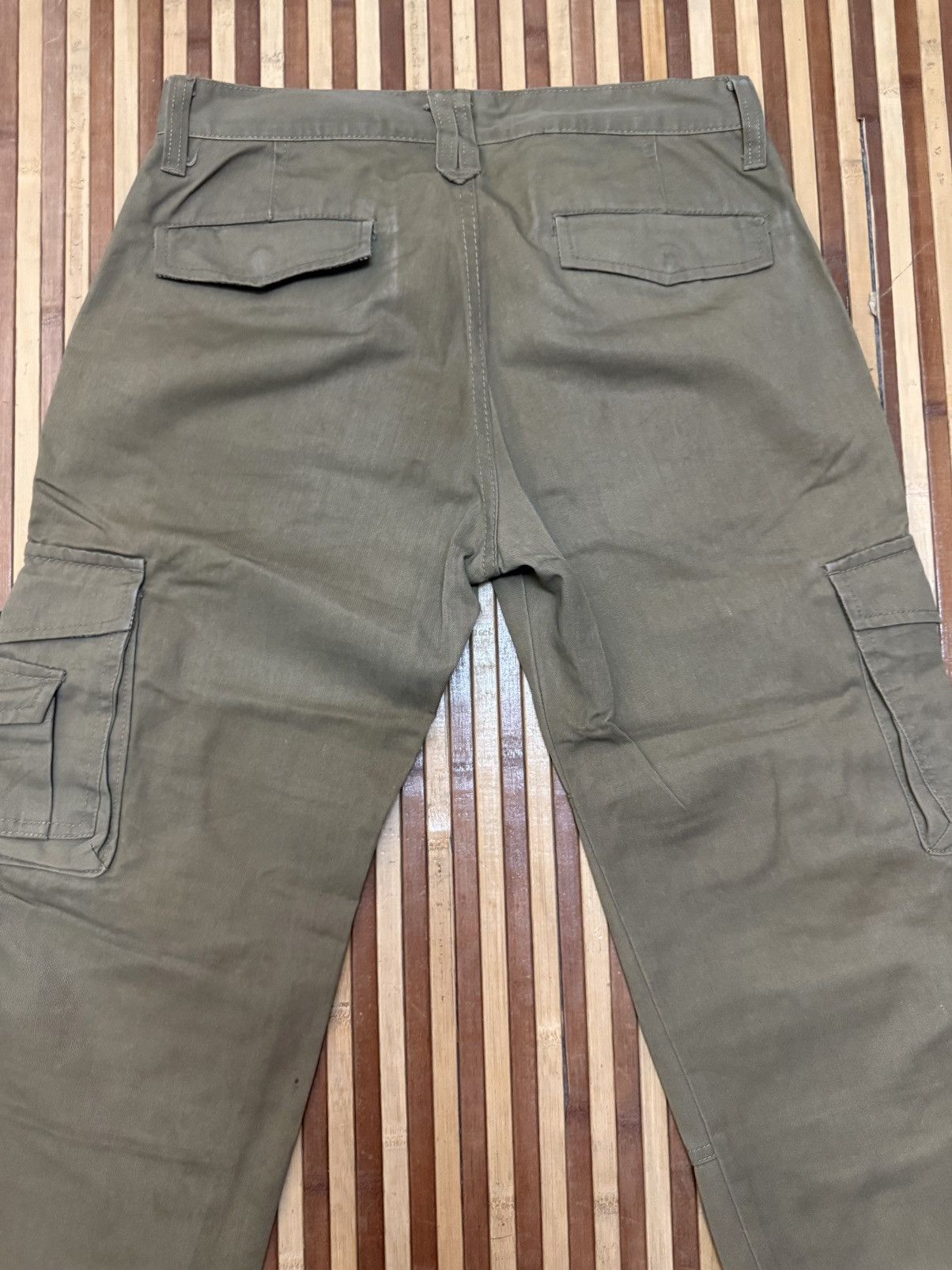 Japanese Brand Vintage Double Focus Cargo Pants Big Pockets Streetwear Size US 30 / EU 46 - 7 Thumbnail