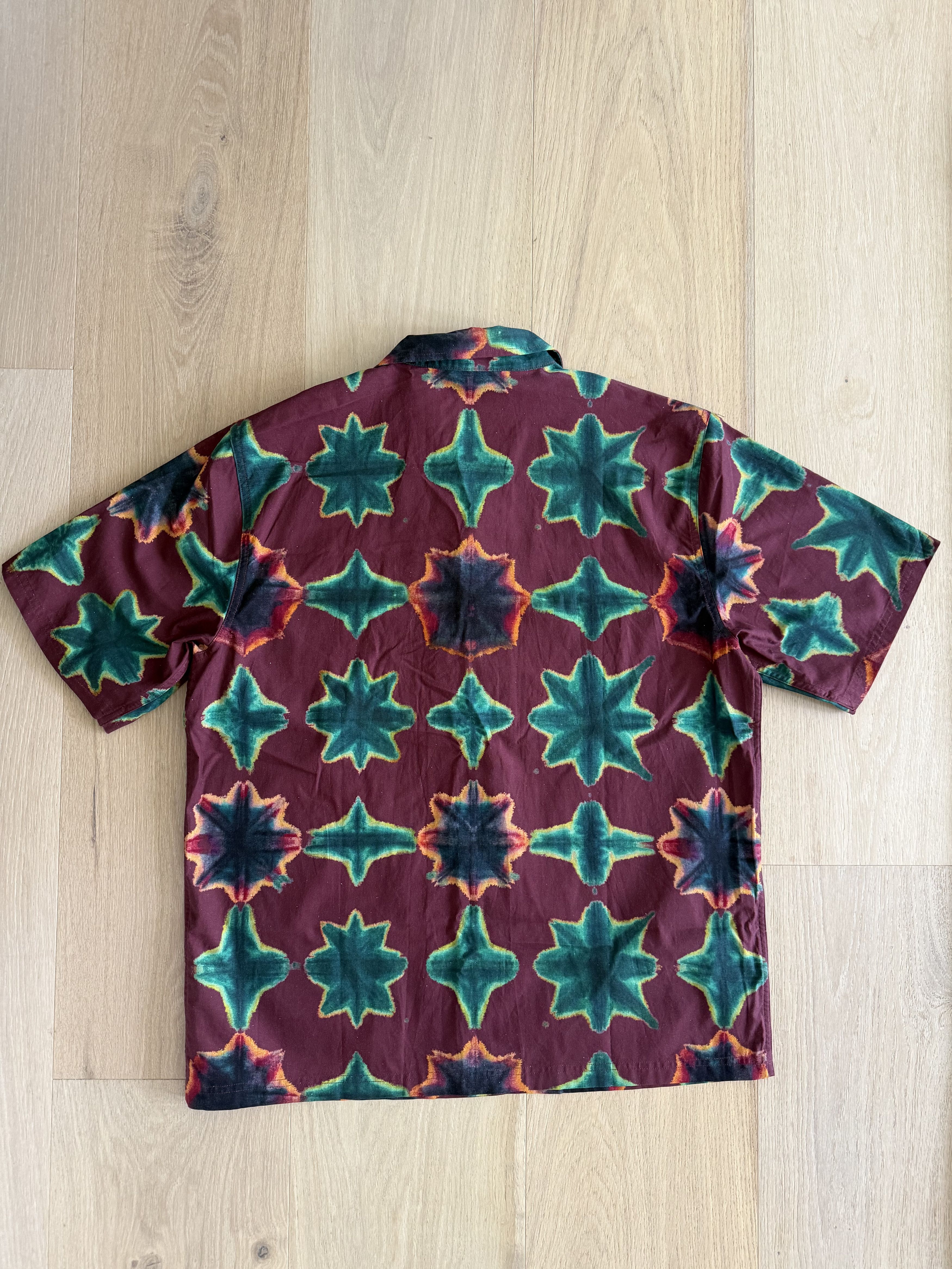 Pleasures Sulfur Short Sleeve Button Down Shirt Size US L / EU 52-54 / 3 - 5 Thumbnail