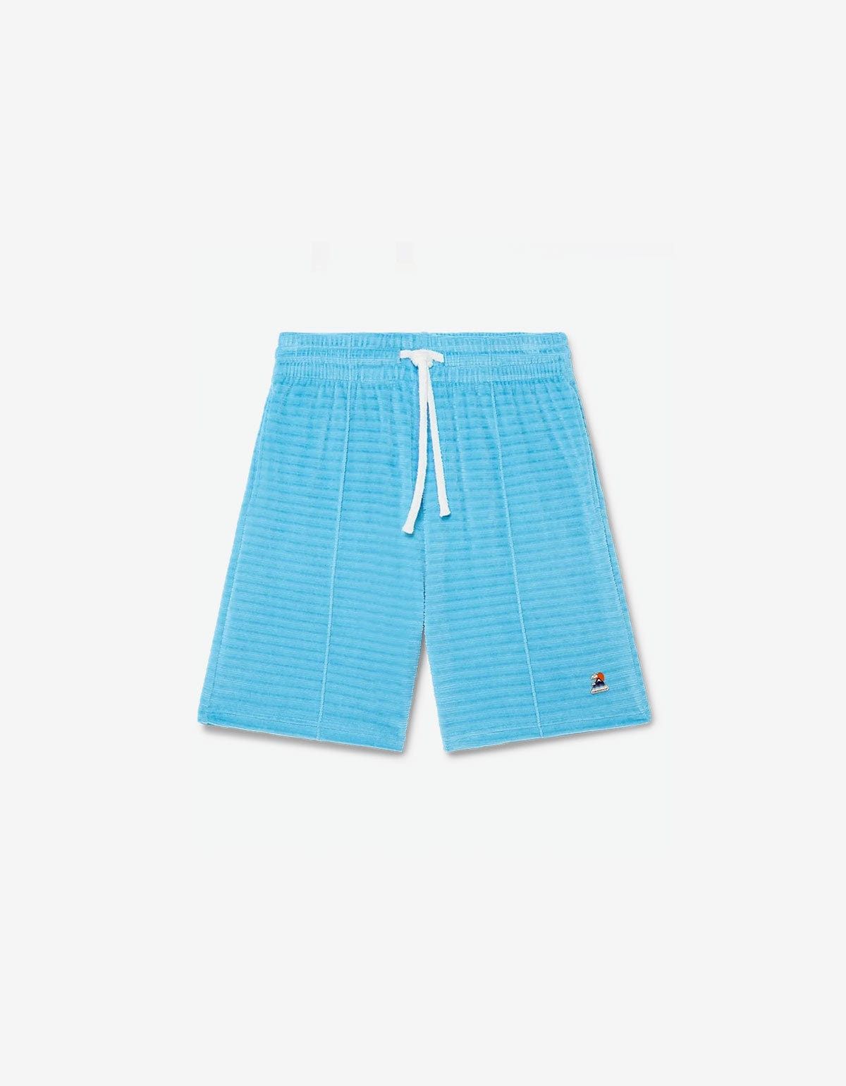 Casablanca Blue Velour Stripe Shorts