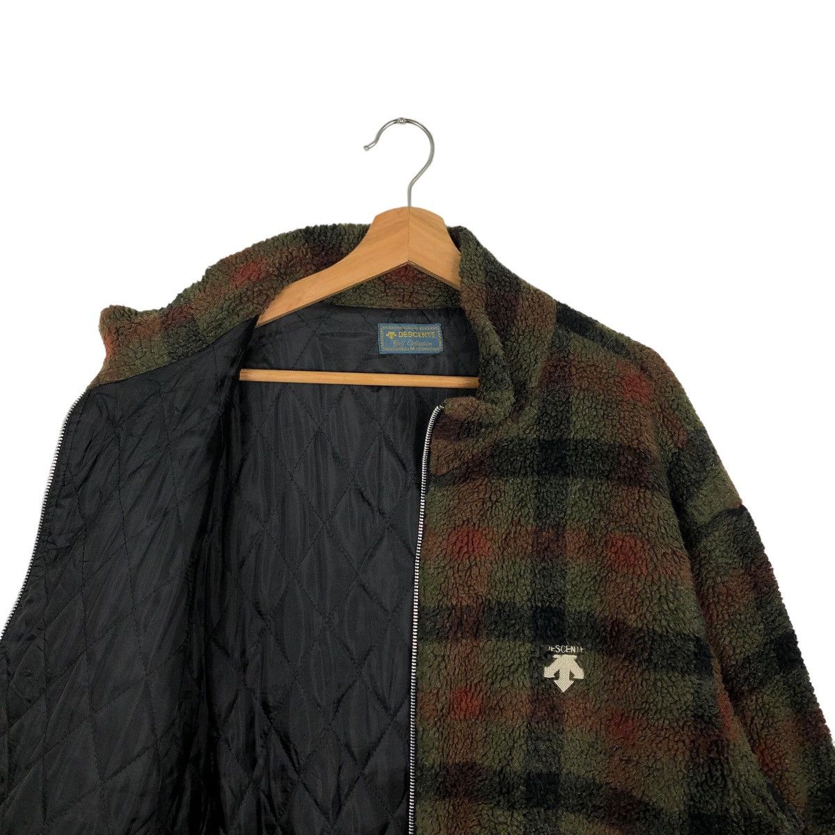 Japanese Brand 🔥90’s VINTAGE DESCENTE FLEECE SHERPA JACKET TARTAN DESIGN Size US M / EU 48-50 / 2 - 9 Thumbnail