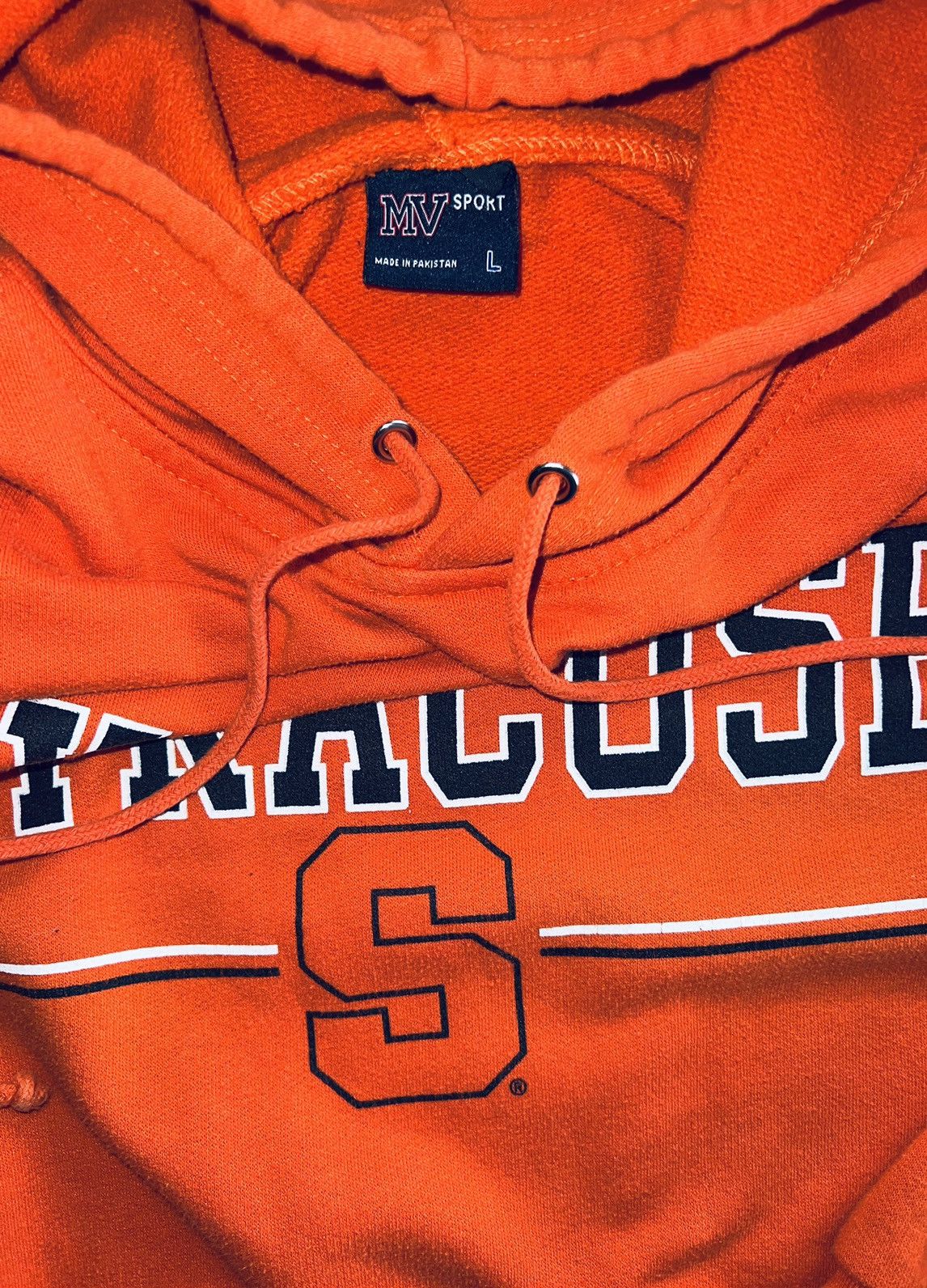 NCAA VINTAGE SYRACUSE UNIVERSITY HOODIE Size US L / EU 52-54 / 3 - 6 Thumbnail