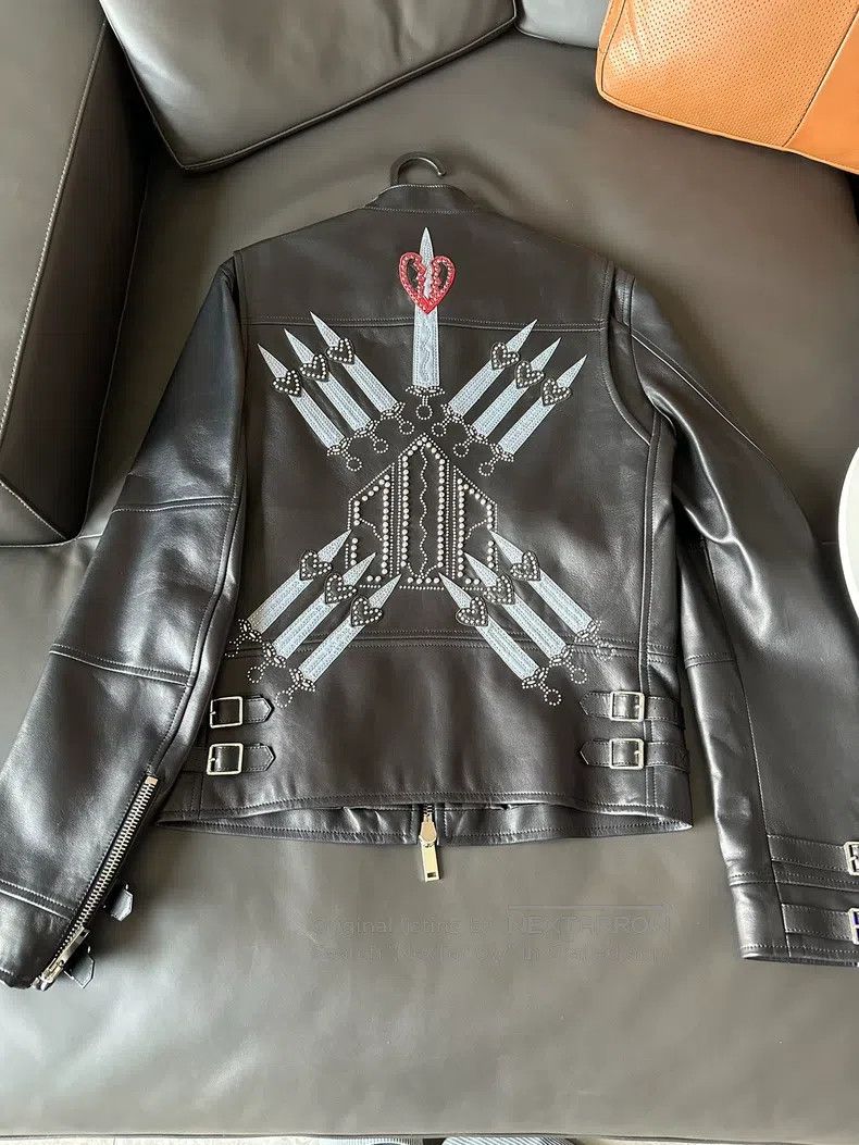 Valentino Valentino Leather jacket Size M / US 6-8 / IT 42-44 - 2 Thumbnail