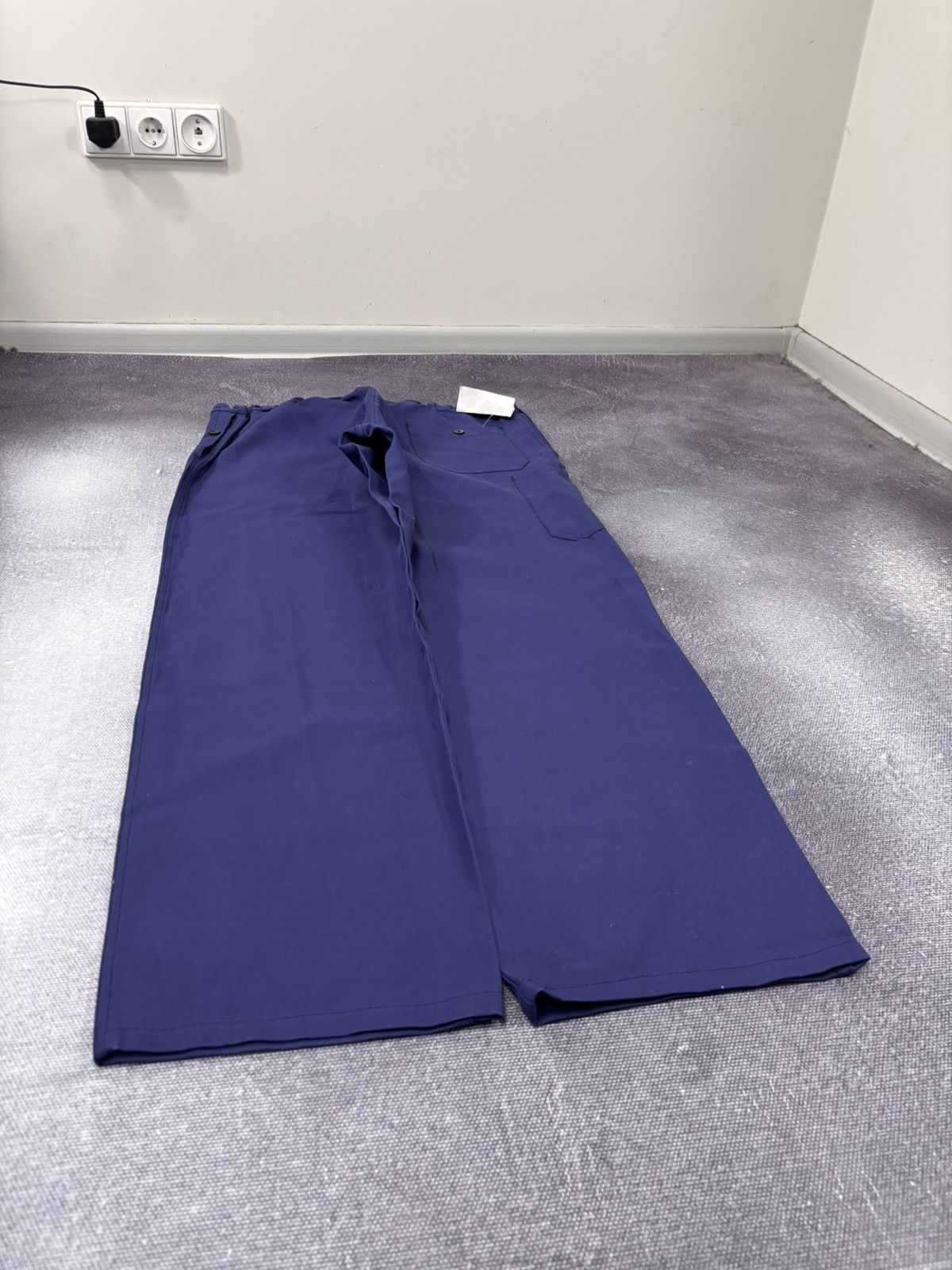 Other Vintage Sanfor French Workwear Pants 60s Utility Hydron Blue Size US 38 / EU 54 - 15 Thumbnail