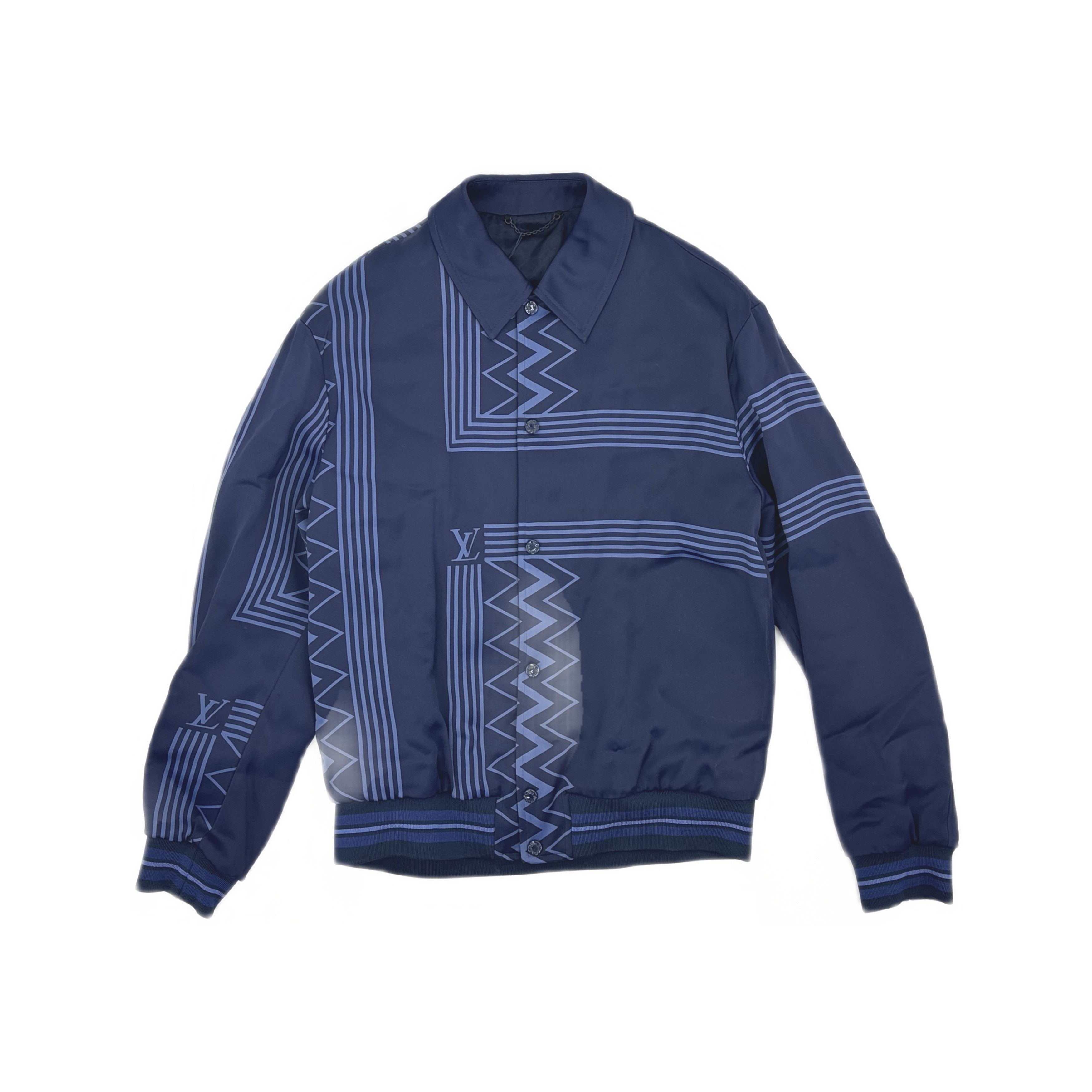 Louis Vuitton Louis Vuitton Karakoram Striped Bomber Jacket 48 Size US M / EU 48-50 / 2 - 1 Thumbnail